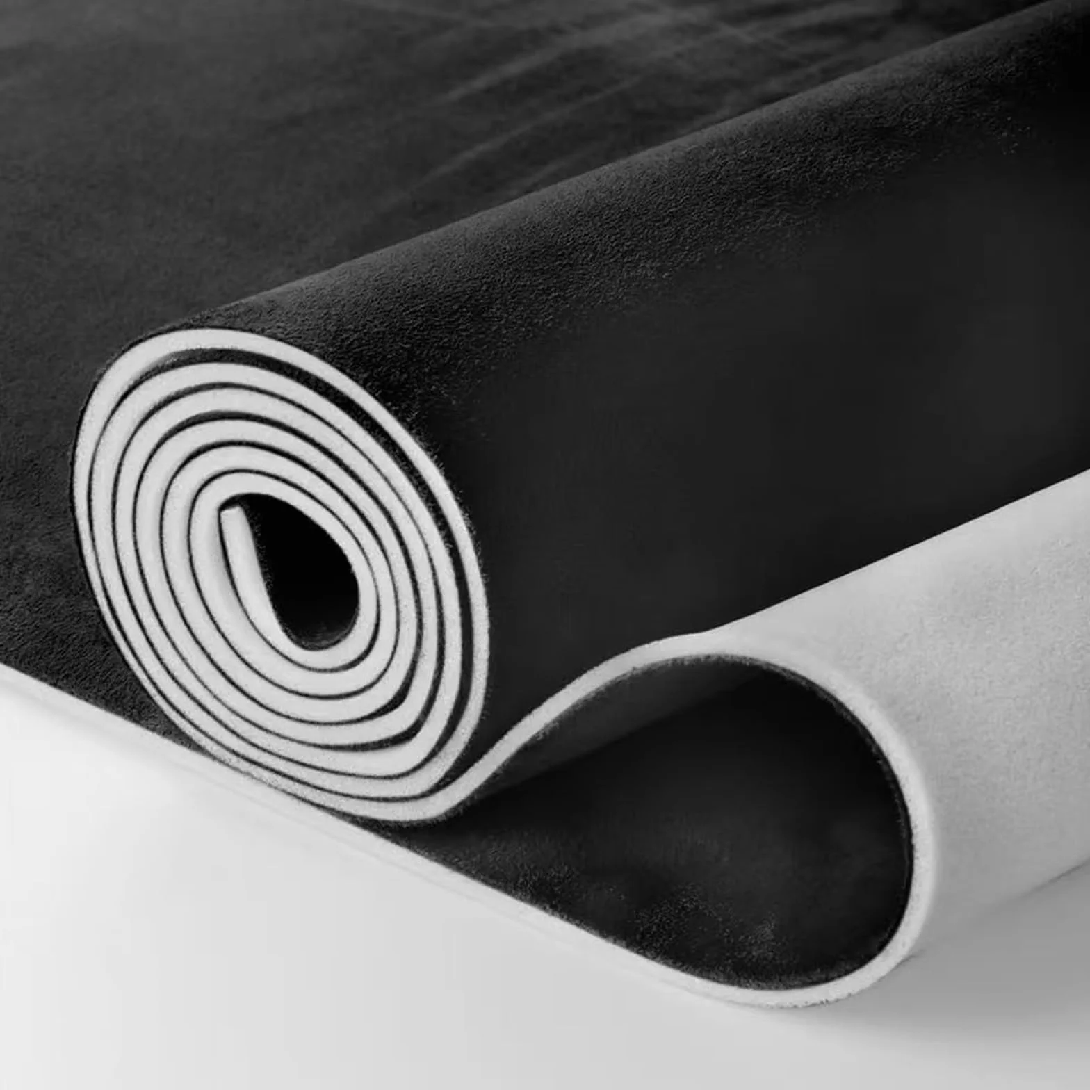 Tettoia in camoscio con dorso in schiuma per interni dell'auto, adatto per la sostituzione di cieli auto, camper, campervan e progetti fai da te (200,7 x 152,4 cm) (nero)
