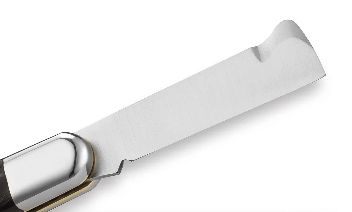 DUE BUOI COLTELLO DA INNESTO 203C - LAMA ACCIAIO CARBONIO BÖHLER K720