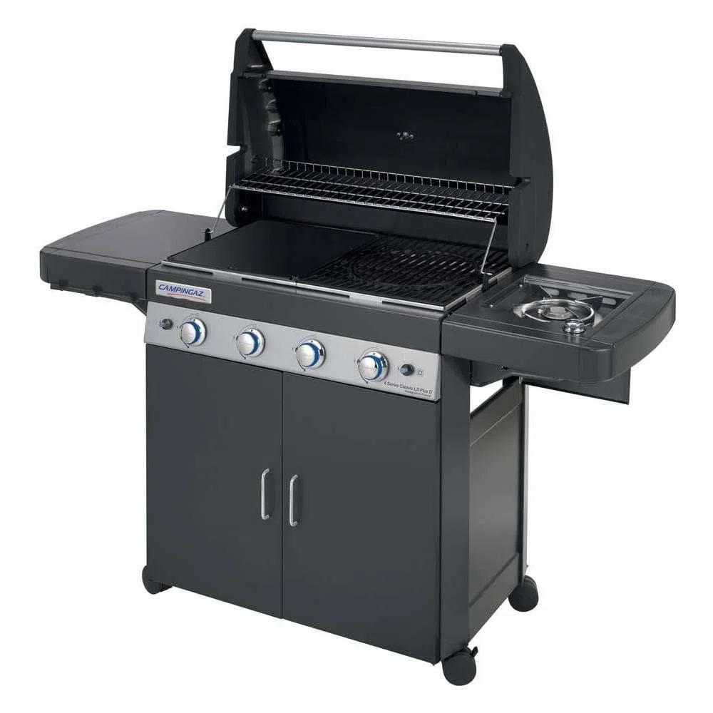 Campingaz griglia a gas Serie 4 Classic LS Plus, nero, 160 x 60 x 116 cm