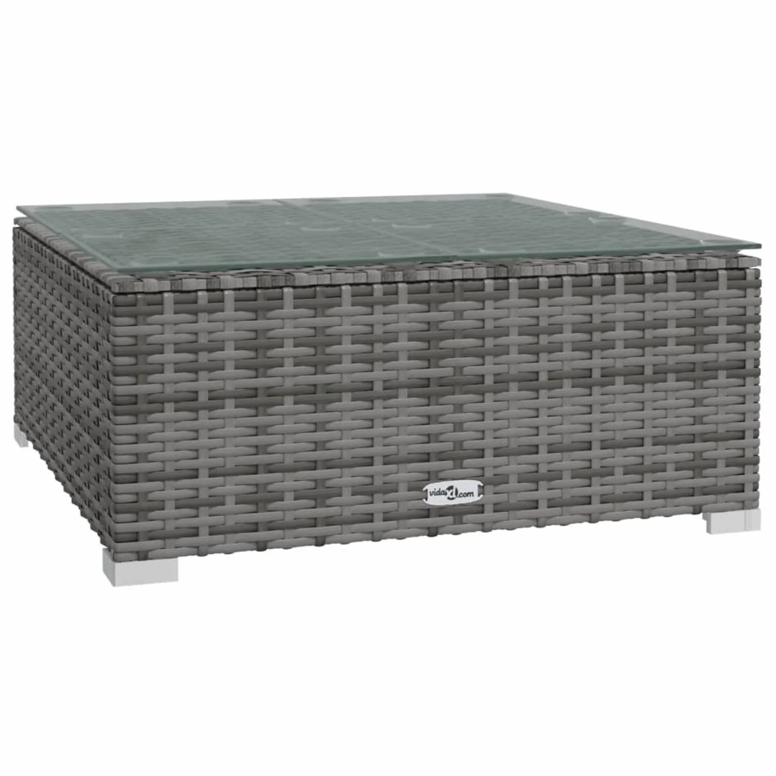 3pz Divano da Esterno, Salotto da Giardino, Divano Rattan, Divani da Giardino, Set Divano Giardino per Esterno, con Cuscini in Polyrattan Grigio
