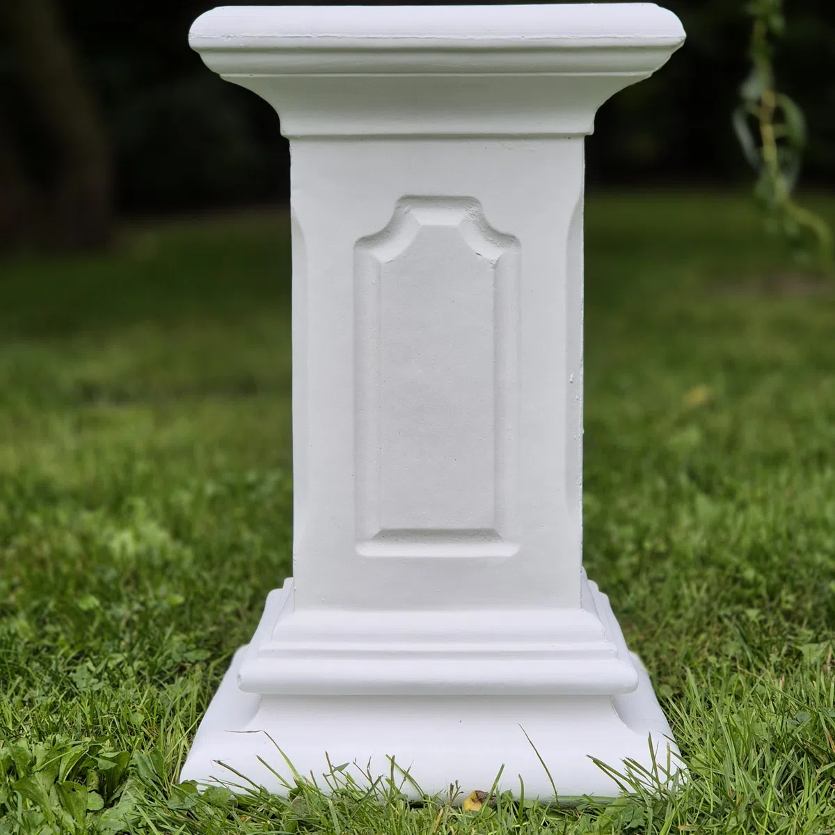 FABRIQ Colonna da 40 cm bianco 25 kg pietra giardino resistente alle intemperie gelo