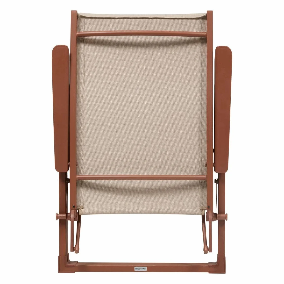 Hespéride Sedia da giardino reclinabile Decima Lino Mogano Alluminio