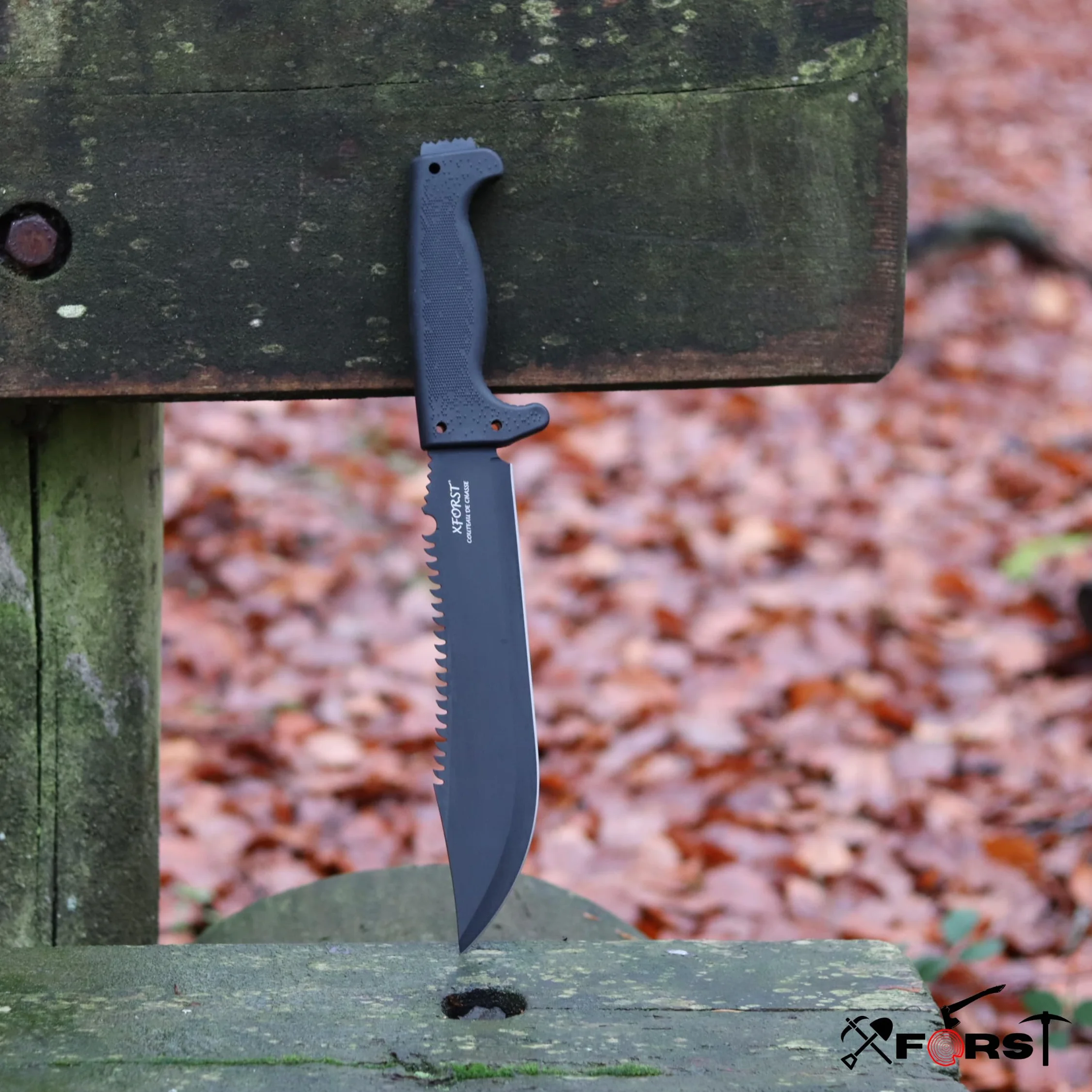 Xforst Ascia Accetta X-TM2 Coltello X-Mrec da giardino outdoor Lama Fissa Impugnatura Antiscivolo Gomma