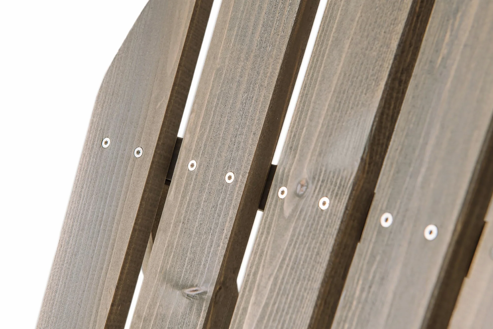 AMATA Sedia singola Adirondack per esterni, collezione UNGURS - Sedia in legno resistente alle intemperie per patio, cortile e giardino braciere - ergonomica e resistente, design senza tempo (grigio)