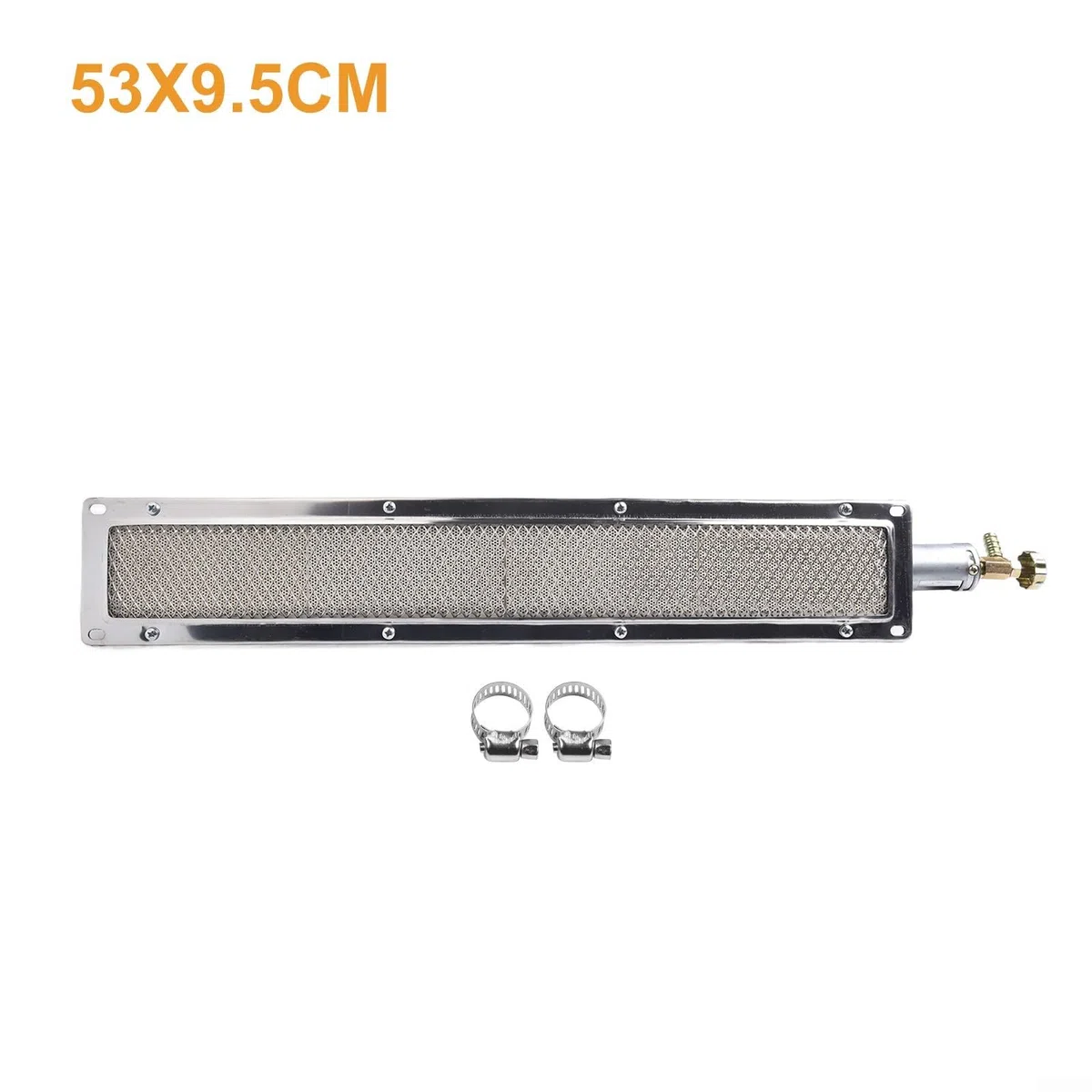 Bruciatore in ceramica a infrarossi per barbecue a gas 41x8 cm 53x9,5 cm