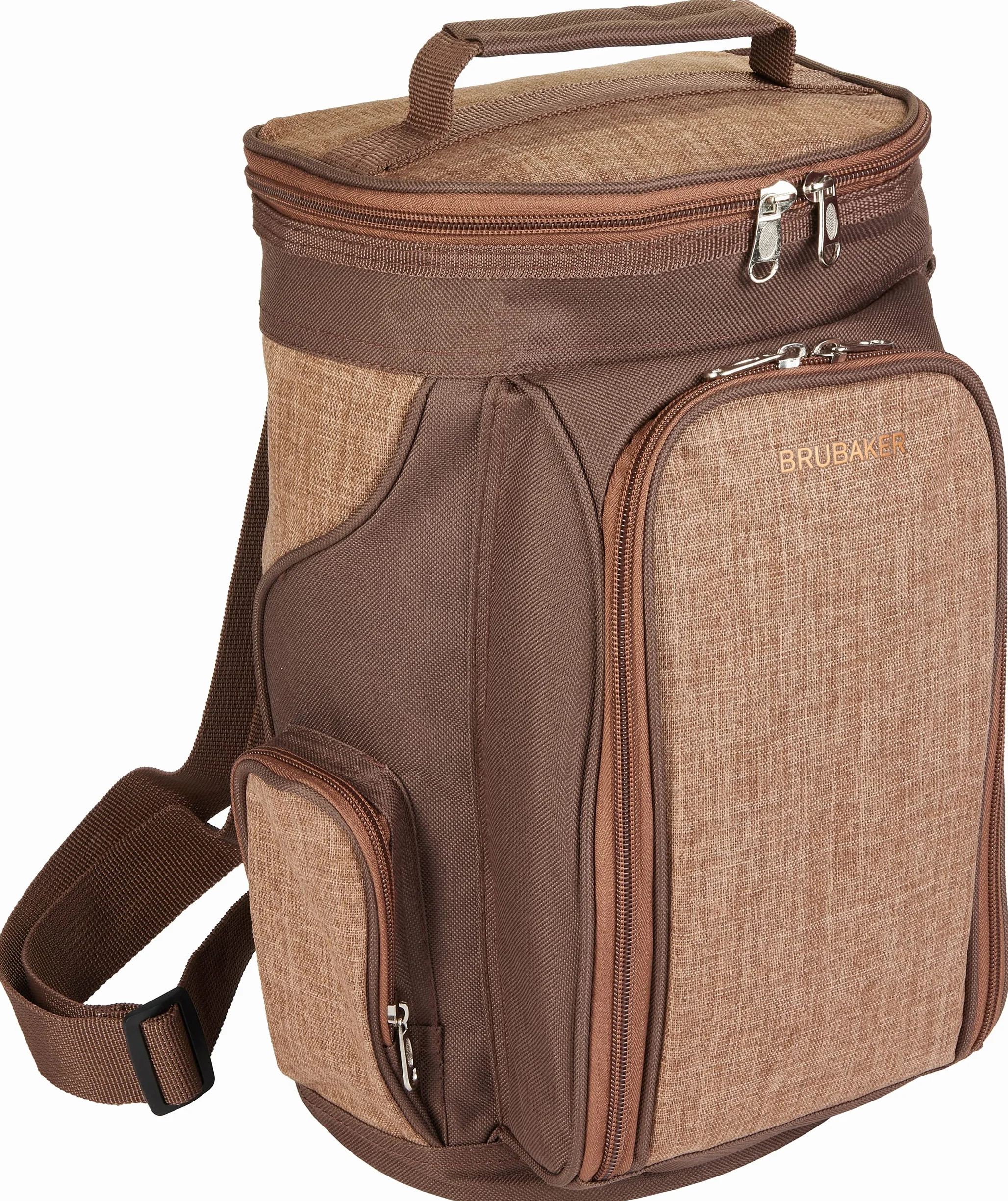 Brubaker Borsa Refrigerante per Vino Isolata Termica Portatile con Maniglia Zaino