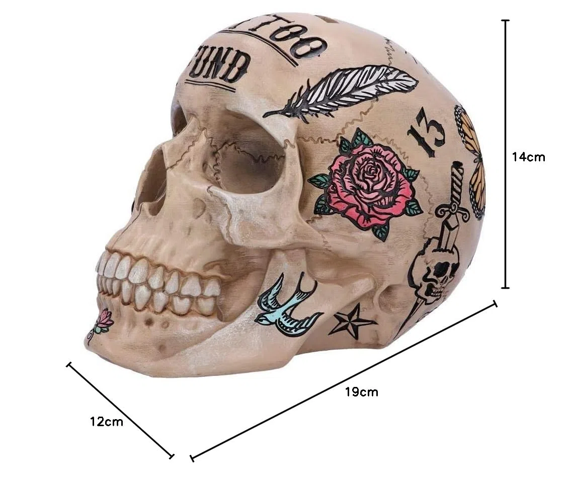NEMESIS NOW Figura Calavera Tattoo