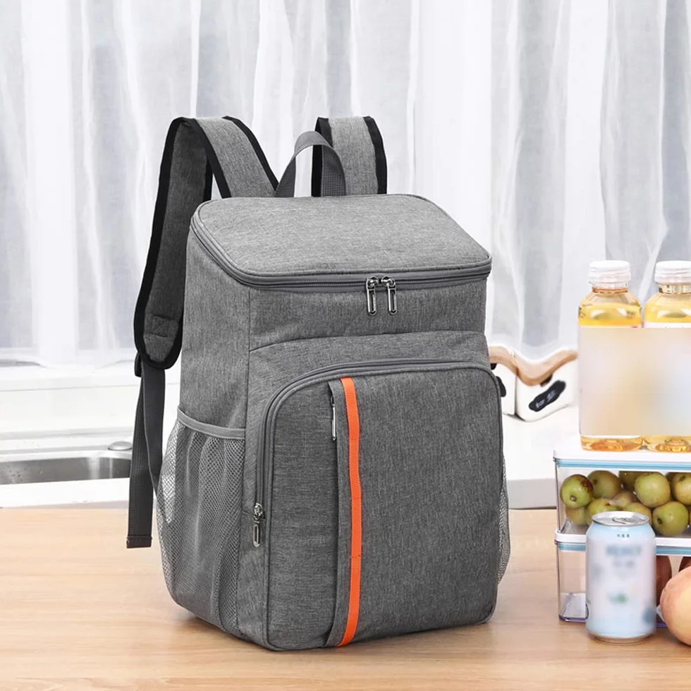 Wakects Zaino Termico 18 Litri Isotermico per Pranzo Picnic Nero