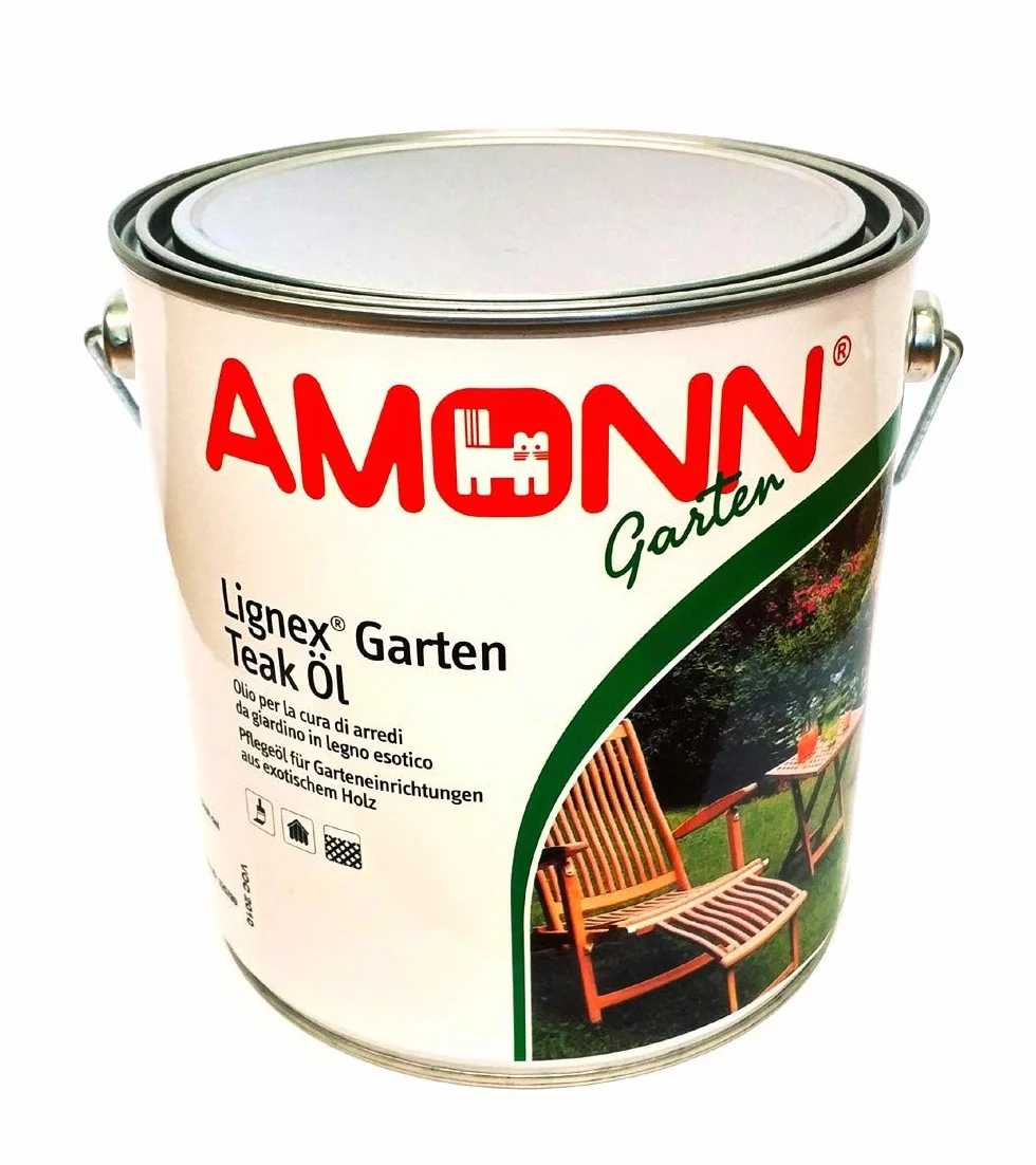 Olio protettivo Lignex Teak Oel Amonn 2,50 l