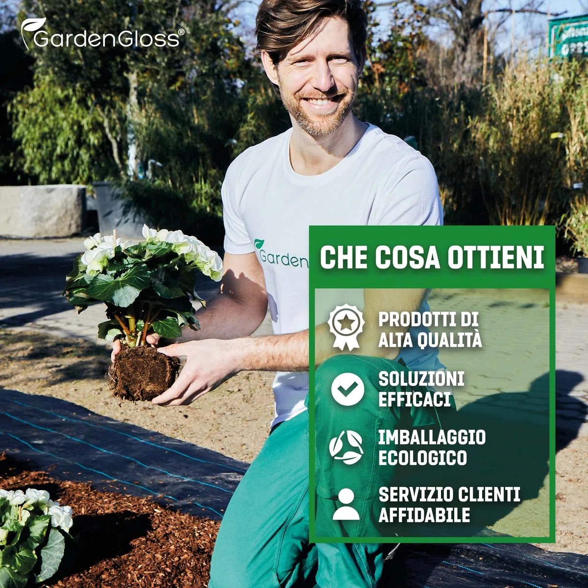GardenGloss 50m² Telo Pacciamatura Contro Erbe Infestanti 100g/m² Resistente Strappo Permeabile Acqua Elevata Resistenza UV Nero Orto 50m x 1m 1 Rotolo