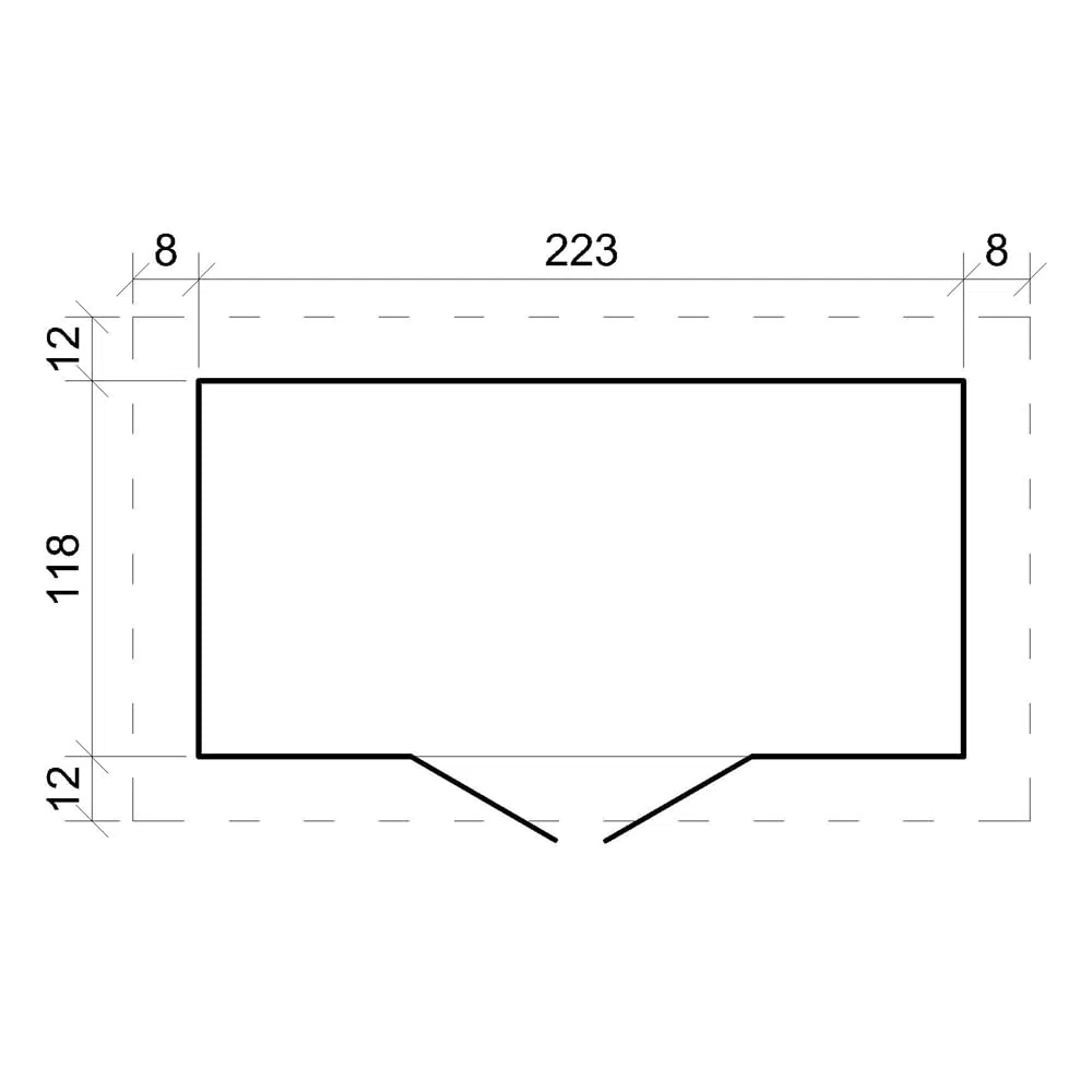 TIMBELA M310 Casetta da Giardino in Legno per Esterni 239x144xA200 cm/2.6m2 - Capanno da Giardino - Piccola Casetta in Legno, Rimessa Attrezzi, Deposito Bici