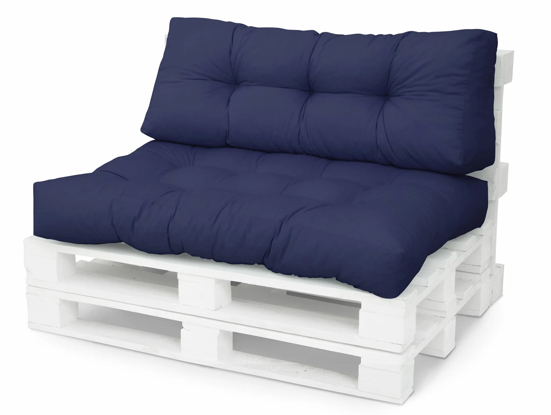 Spatium Cuscini per Pallet Euro Schienale 20 cm di spessore, Blu scuro, 120 x 40