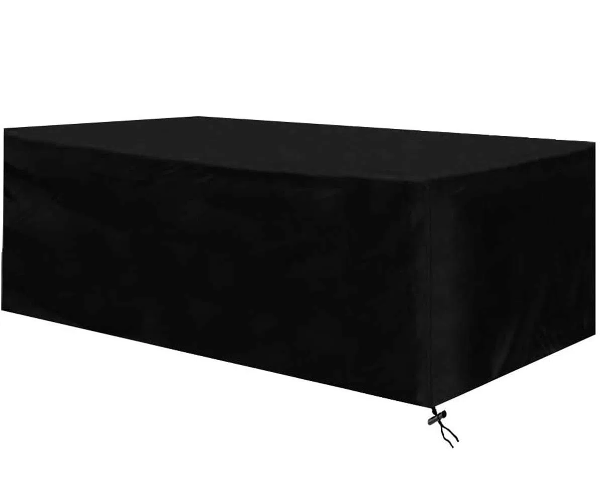 Copertura per mobili da Giardino, Tutte Le Taglie Copertura Tavolo Esterno Rettangolare, Telo Copri Impermeabili per Tavolo e Sedie da Antivento/UV/Impermeabile, Resistente allo Strappo Oxford
