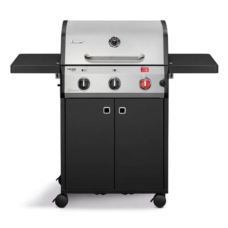 Enders Barbecue a gas Chicago Next 3 R Turbo 3 bruciatori 1 Turbo Zone Switch Grid 60x42 cm 10,6 KW