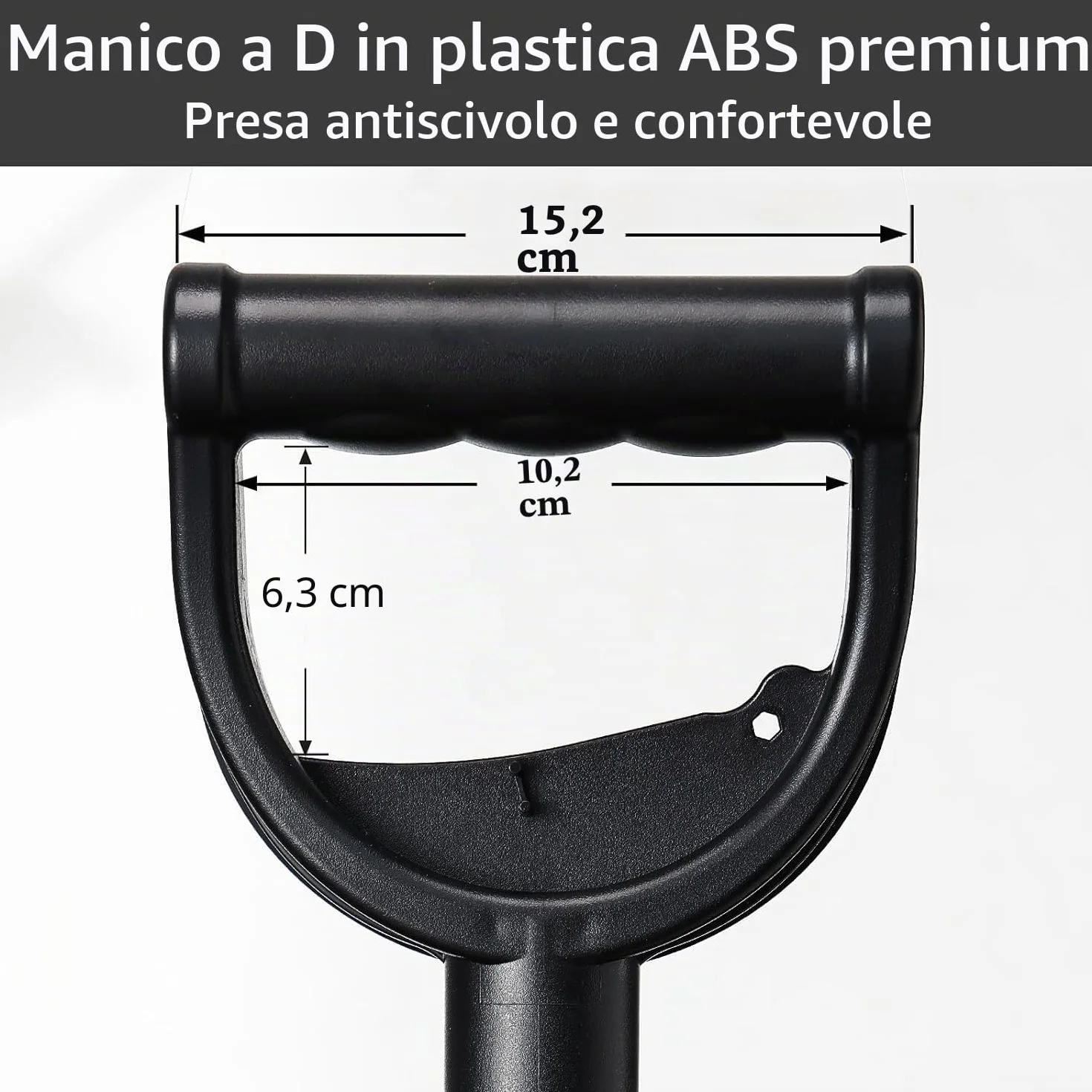 Forca per Vangare, 127cm Forca da Scavo da Giardino a 4 Denti in Acciaio con Manico a D in Metallo, Testa Forgiata 28cm, Ideale per Terreni Duri e Trapianti/Nero