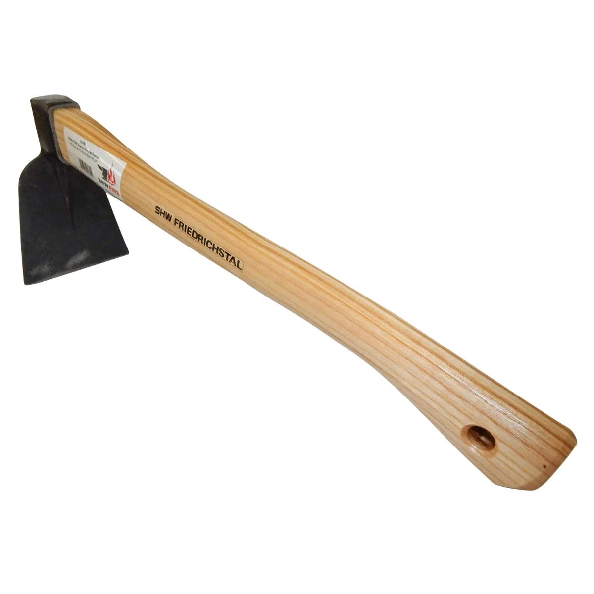 Zappa da giardino SHW-FIRE - Zappa Harzer forgiata in metallo, lama affilata, manico da 45 cm incluso, ideale per lavori di giardinaggio
