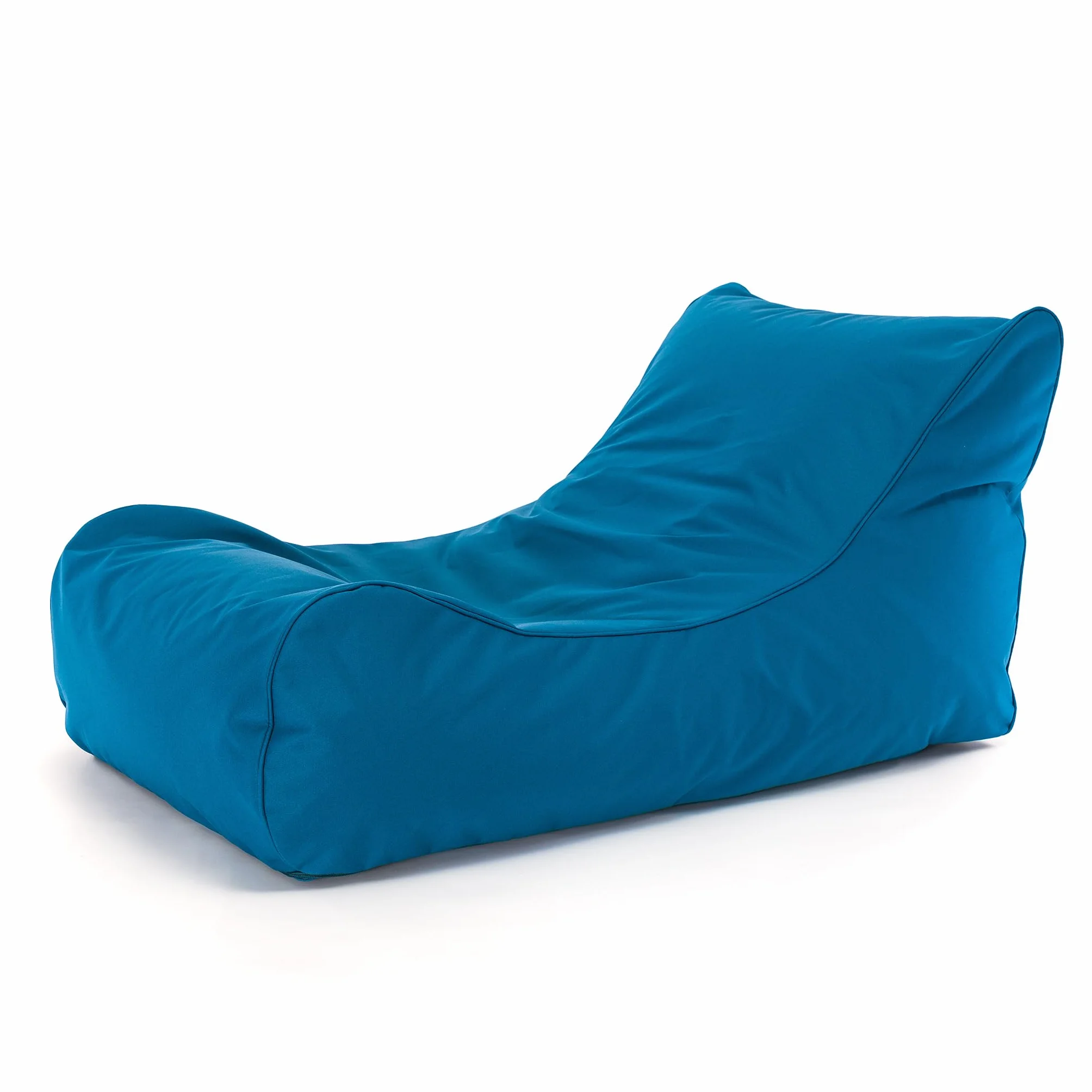 Ecopuf Master Canapé Pouf Chaise Longue da esterno 115x65x60cm Blu M16