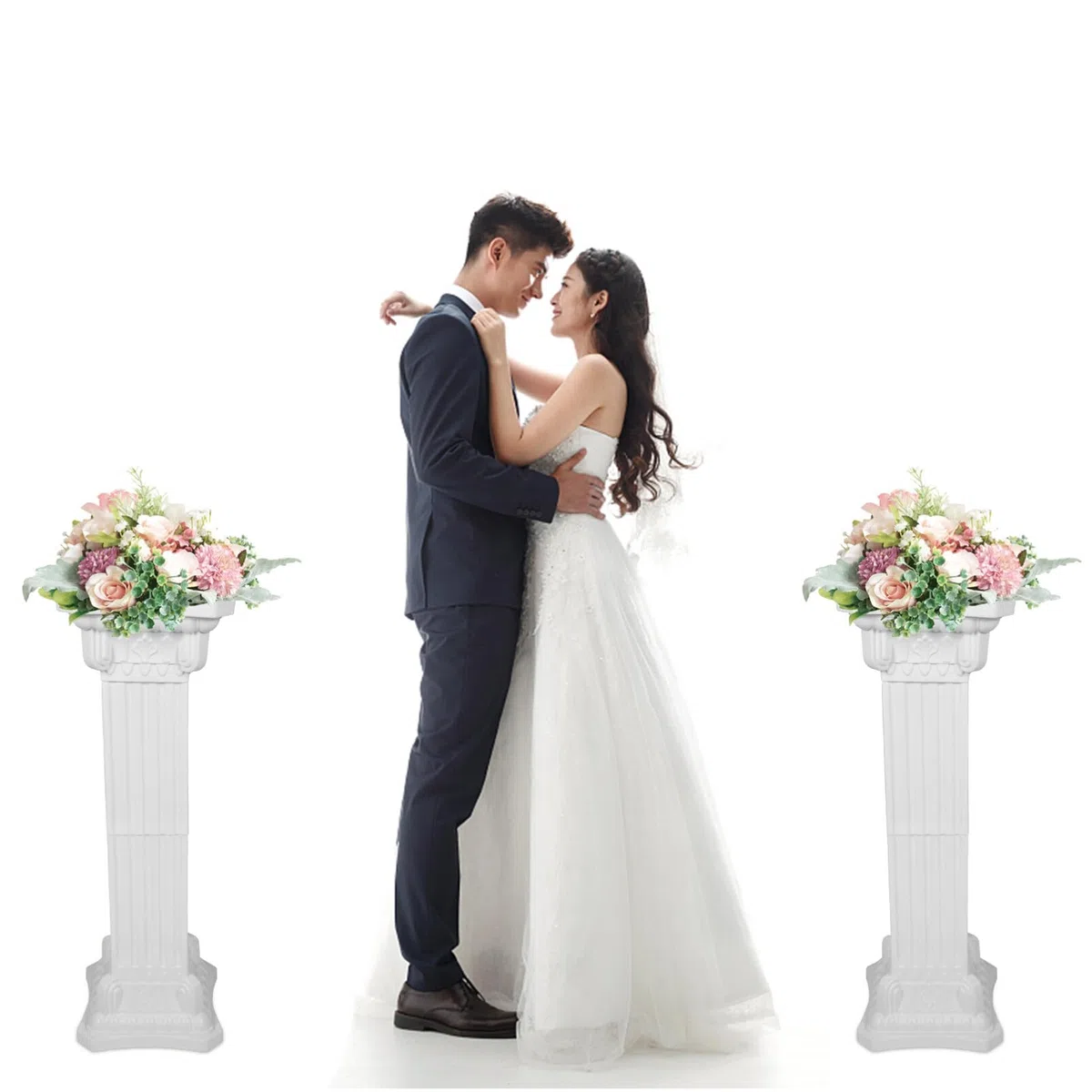 BESPORTBLE Colonna Romana Decorativa Stile Retro Per Matrimoni Statue Eleganti Per Giardino Decorazioni Esterne