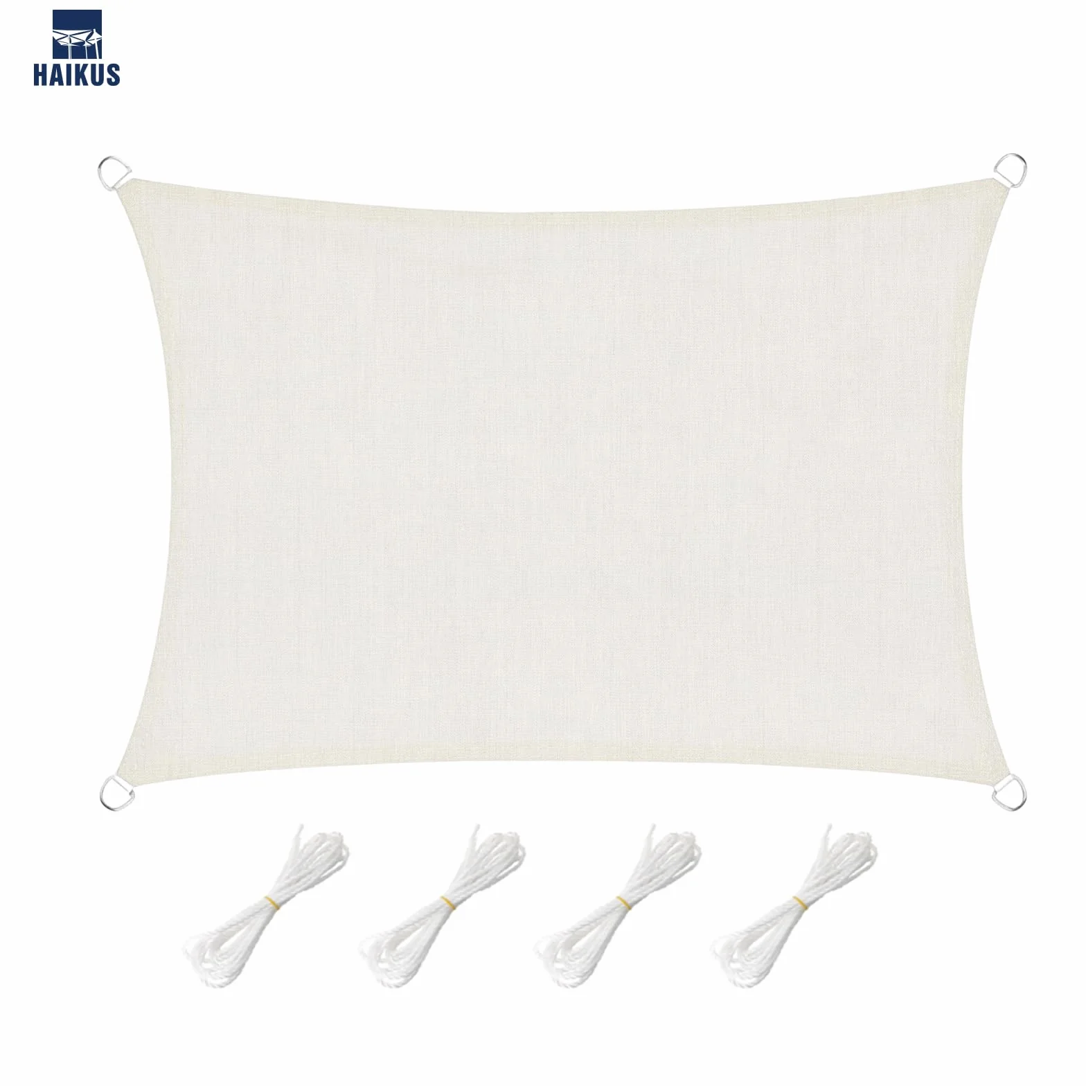 HAIKUS Vela Ombreggiante 3x4 Traspirante Tenda da Sole 400x300 Bianca