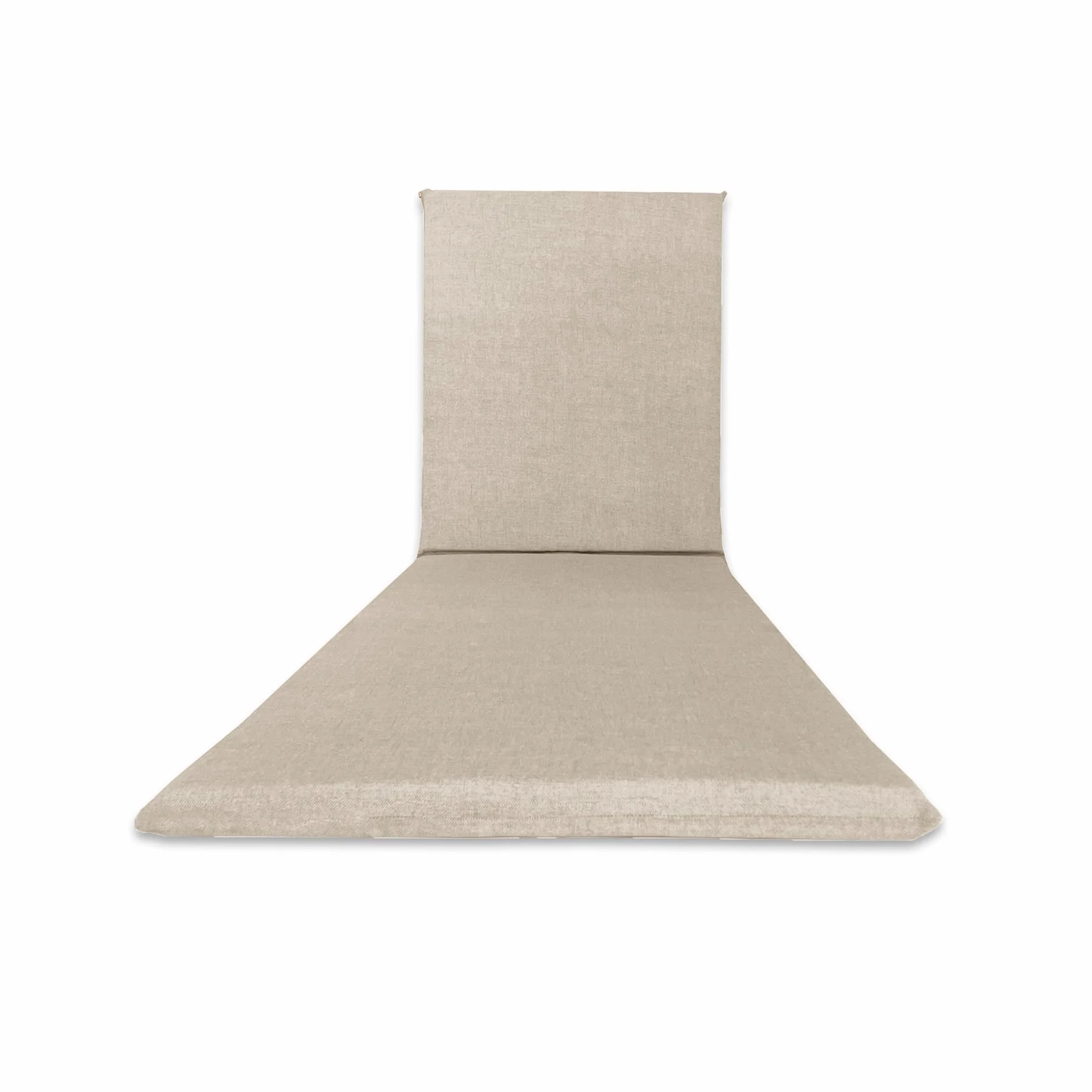 Il Tuo Artigiano Design Cuscino per Lettino Prendisole Tinta Unita Loneta 190x60x4,5cm, Cuscino per Lettini da Spiaggia e Lettini da Giardino, Totalmente Sfoderabile Made in Italy