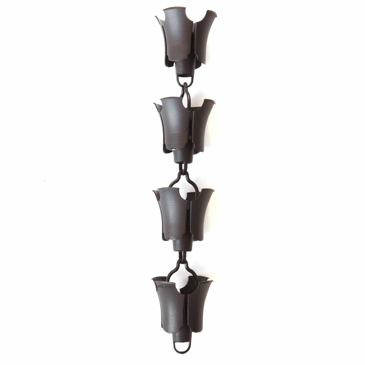 First Plast RAIN1M Gocciolatoio Componibile Catena Pluviale, Marrone