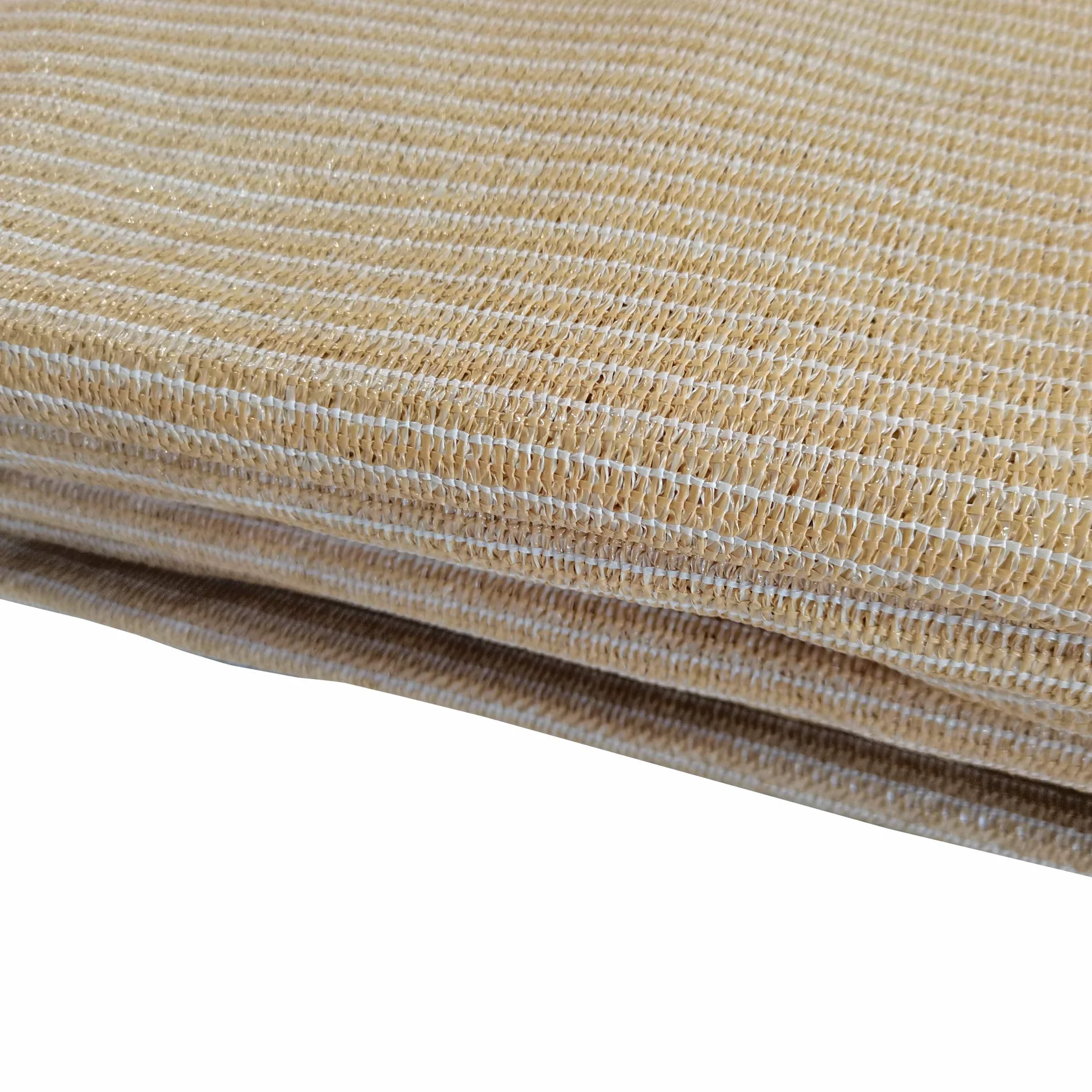 Rebecca Mobili Vela Parasole Telo Ombreggiante Triangolare Beige Polietilene Protezione Raggi Solari Giardino Campeggio 5x5x5 mt (Cod. RE6341)