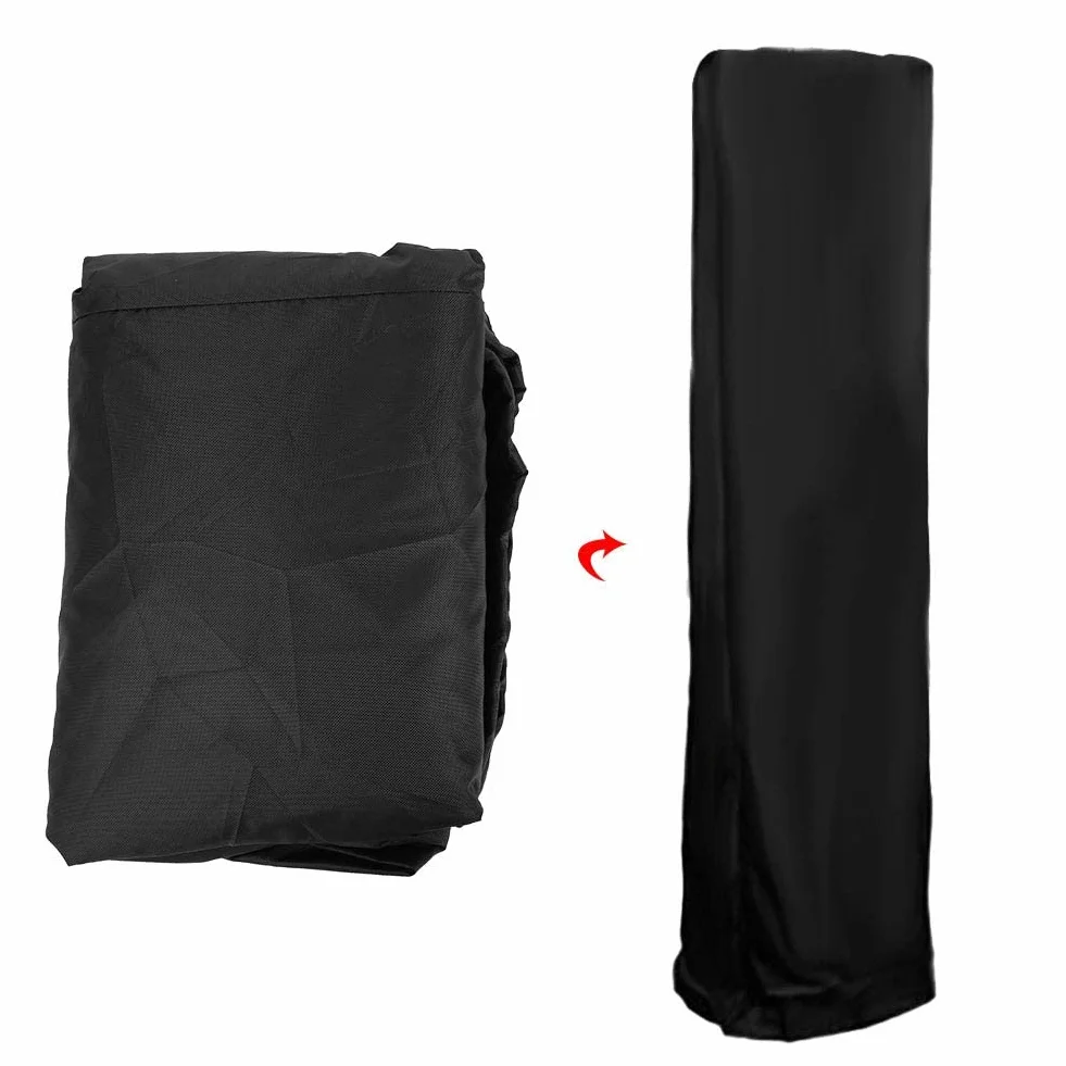 Ochrona przeciwkurzowa na grzejnik tarasowy 81,5x225 cm Czarny