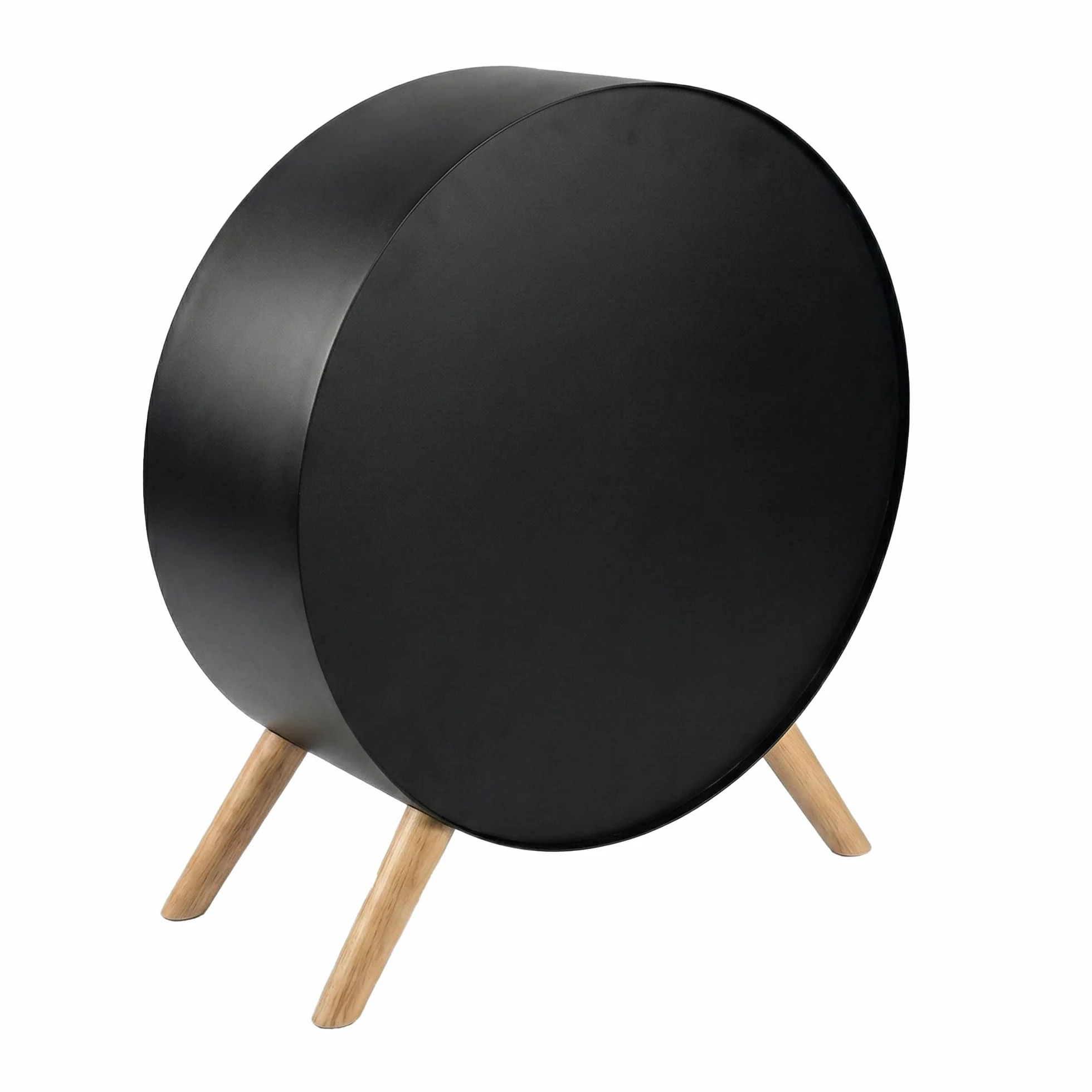 Frankystar Venere Camino da Pavimento 60x72x30 cm cdi Design da Interno Piedi in Legno di Pino Nero