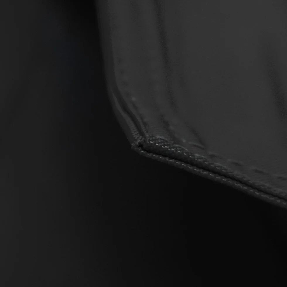 Fodera per Pouf da Esterno XXL 140 x 180 cm Nero