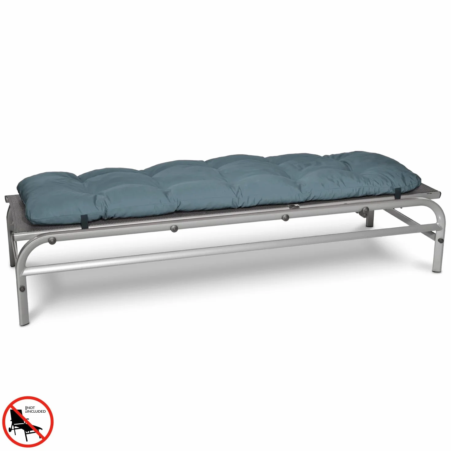 Beautissu Cuscino per Sdraio da Esterno 190x60x8 cm – Cuscino per Lettini Prendisole Blu Tortora Mobili da Giardino ideale in Spiaggia Giardino Balcone – Flair RL