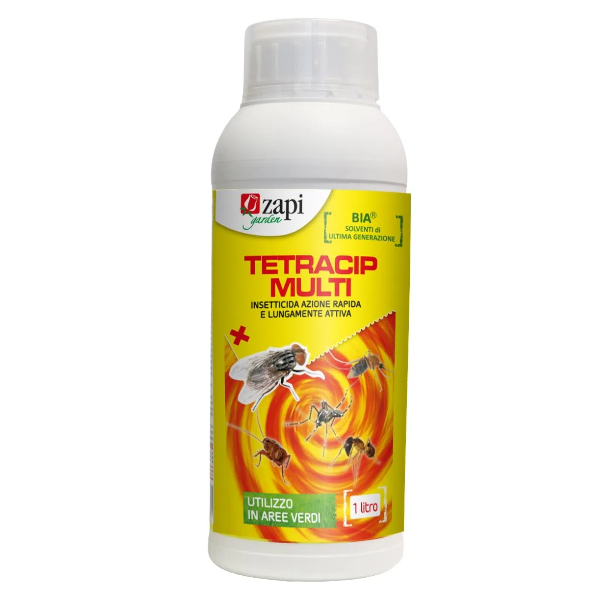 Tetracip Multi Insetticida Concentrato Contro Mosche Zanzare Blatte Formiche Nidi Vespe Antizanzare Esterno 1L
