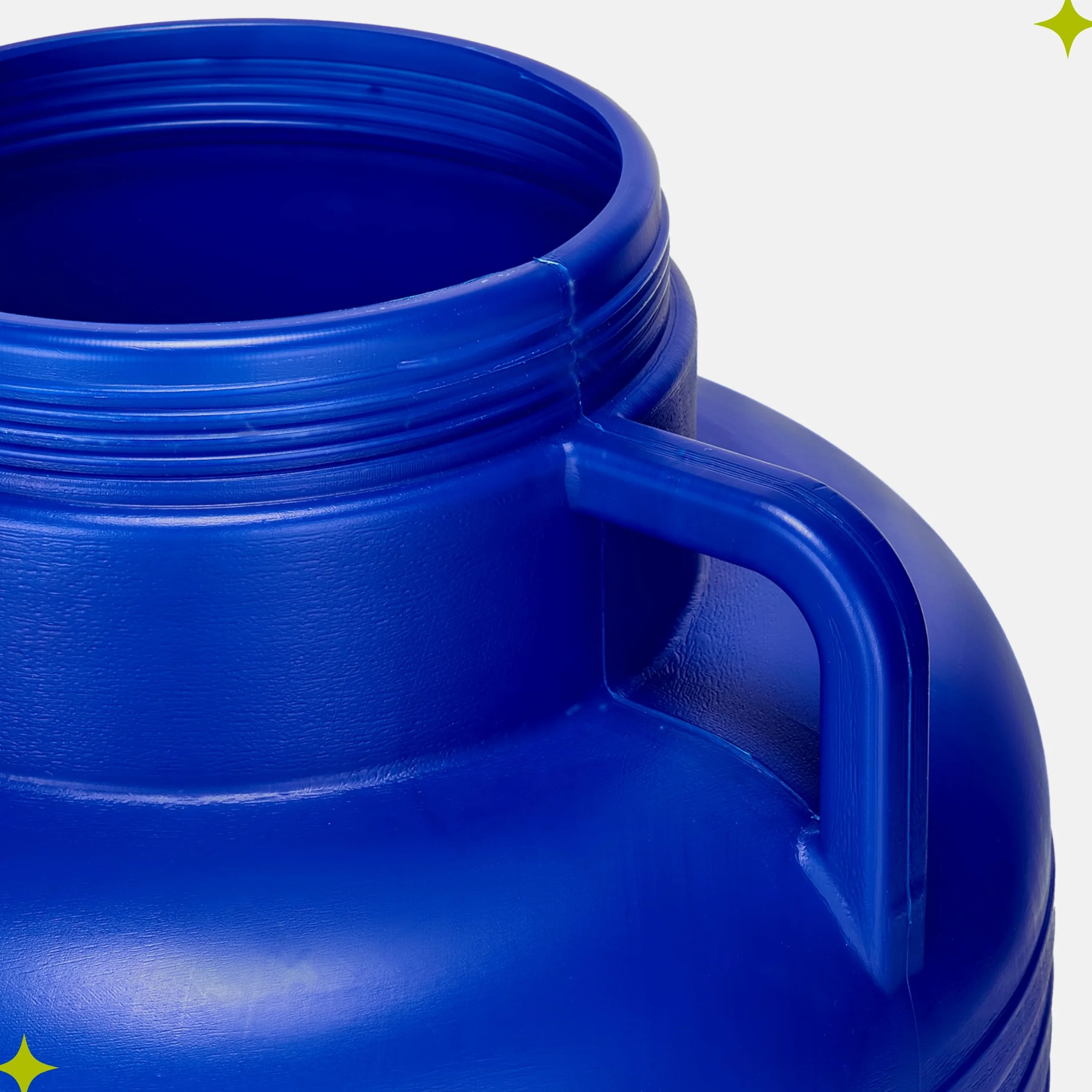 Garronda bidone plastica BPA-free 80 litri per alimenti tanica acqua cisterna con coperchio Blu