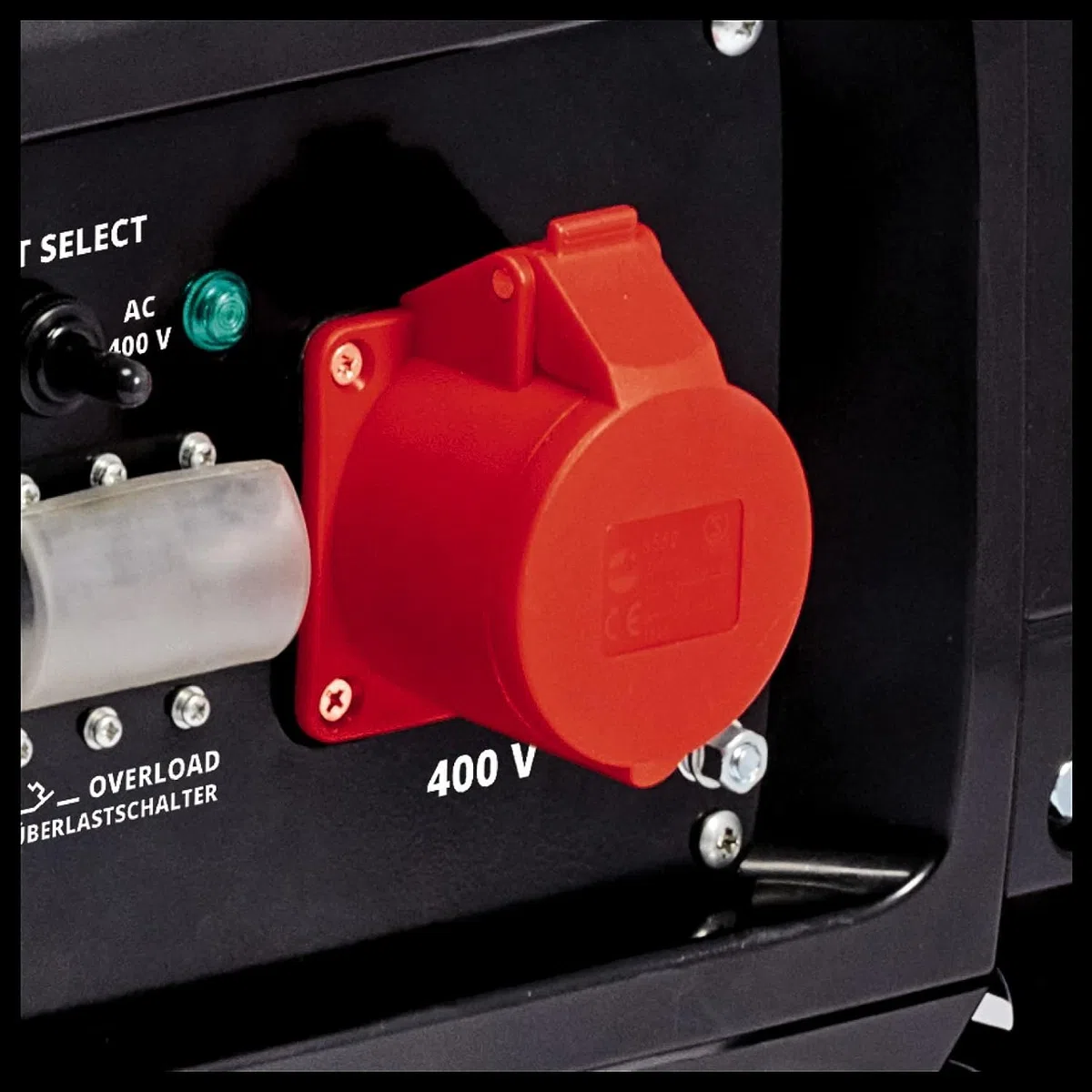 Einhell Generatore di corrente (a benzina) TC-PG 65/E5 (potenza continua 3,2 kW a 230 V e 3,6 kW a 400 V, corrente nominale da 13 A a 230 V, serbatoio da 25 l per benzina Super E5)