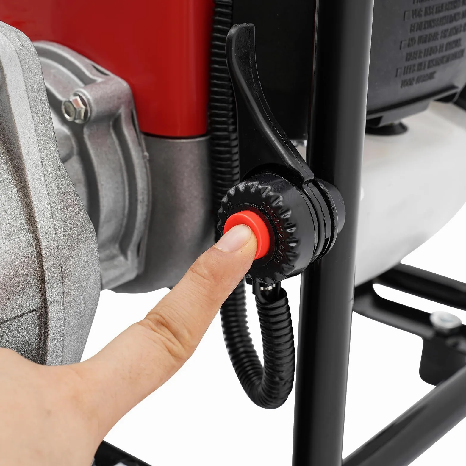 Pompa dell'acqua a benzina 38cc 1,2KW 30m 8500rpm motore 4 tempi base metallo maniglia