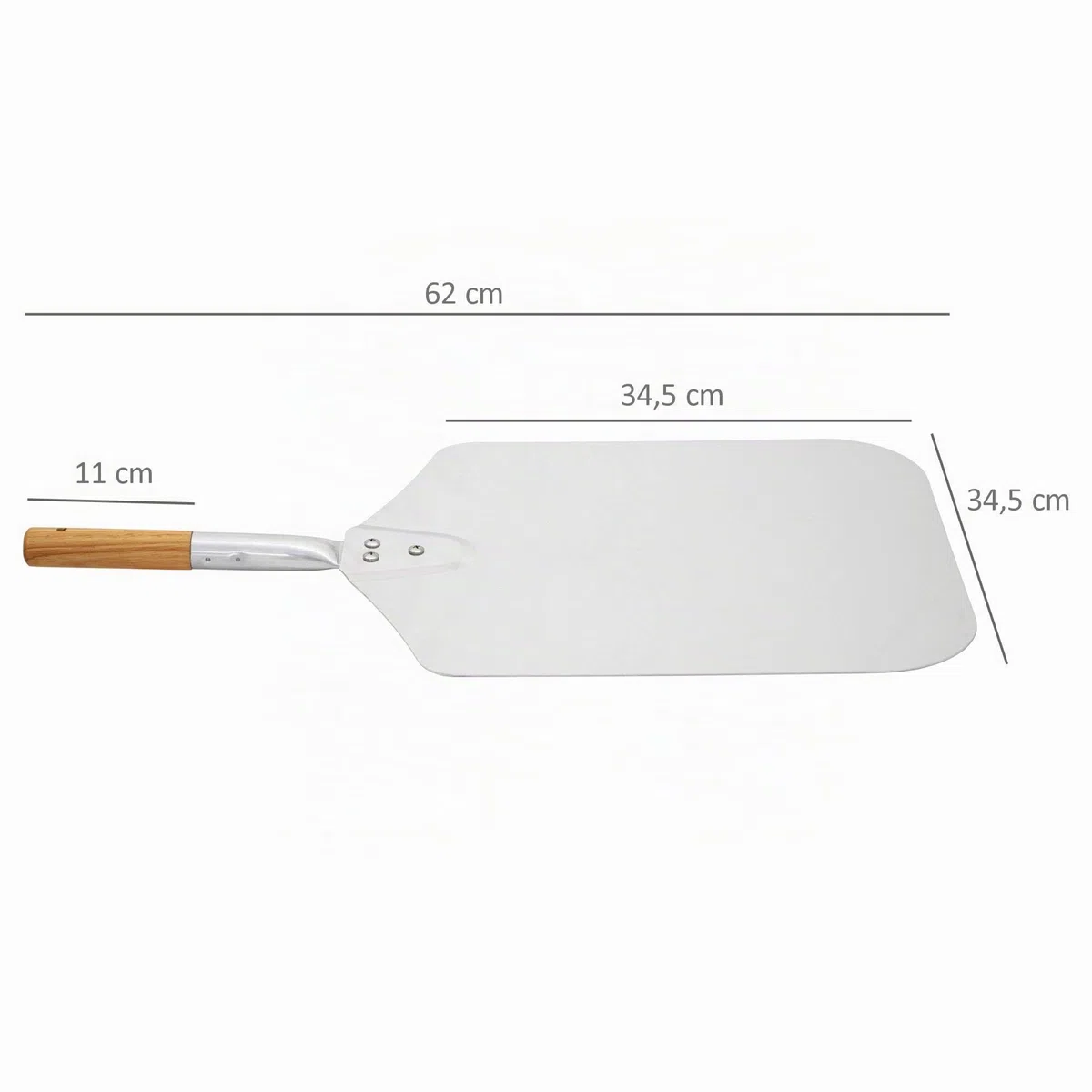 BBQ-Toro Inserto per Pizza per Barbecue a Gas Acciaio Inox 56 x 39 cm Cover Con Termometro