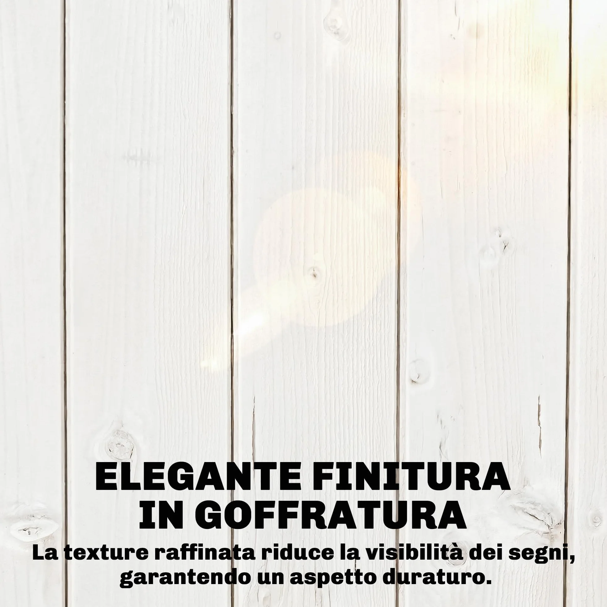Outsunny Armadio da Giardino in Legno Alto, Casetta Porta Attrezzi da Esterno con Tetto Inclinato Zincato, Ripiani Regolabili, Prese d'Aria, Kit Antiribaltamento, 85x58x213cm, Finitura Goffrata Bianco