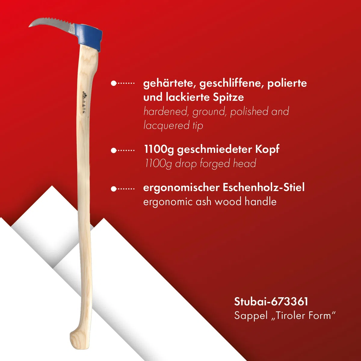 Stubai Tiratronchi Dentato con Manico Lungo 1100 G