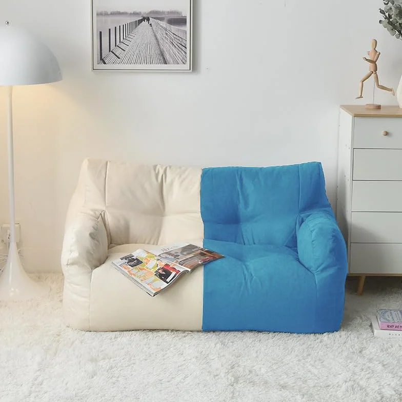 Creativo Piccolo Divano Lazy Bean Bag Divano Doppio Balcone Camera da Letto Soggiorno Decorazione Noleggio Tatami Due Posti (Senza Stucco)