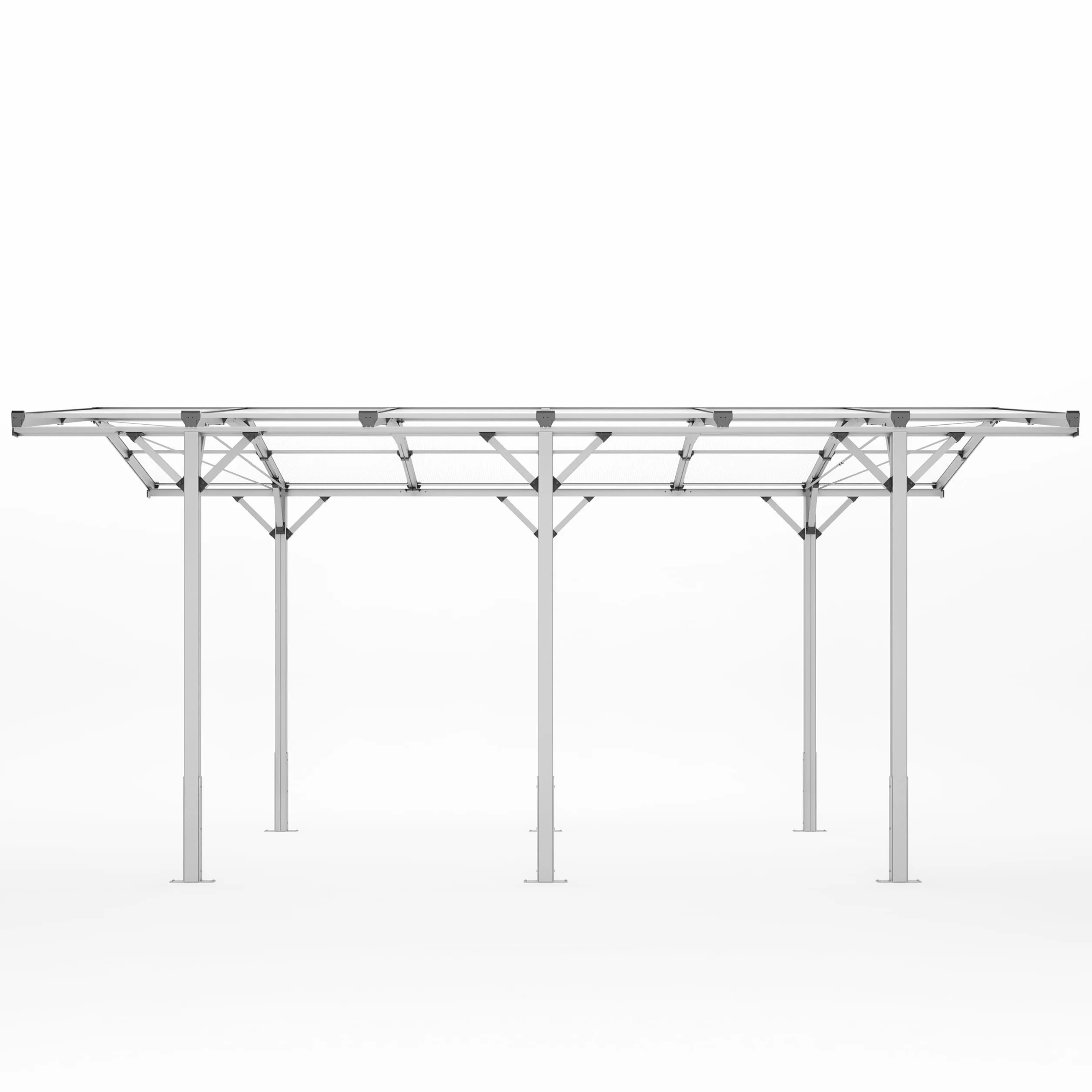 GFP Carport 2,85x5,05m Carport in alluminio Carport individuale