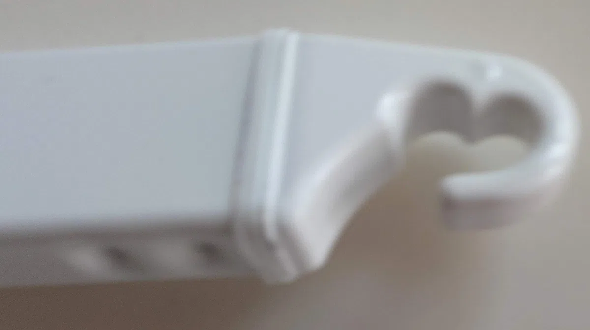 Braccetti per tenda da sole a Caduta 50/60/70 cm Fissaggio Ringhiera o Muretto Bianco