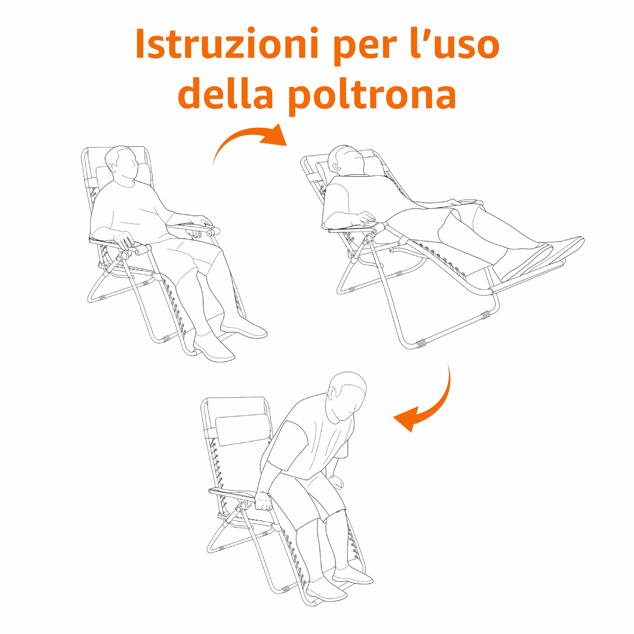 Amazon Basics Sedia a gravità zero, Beige