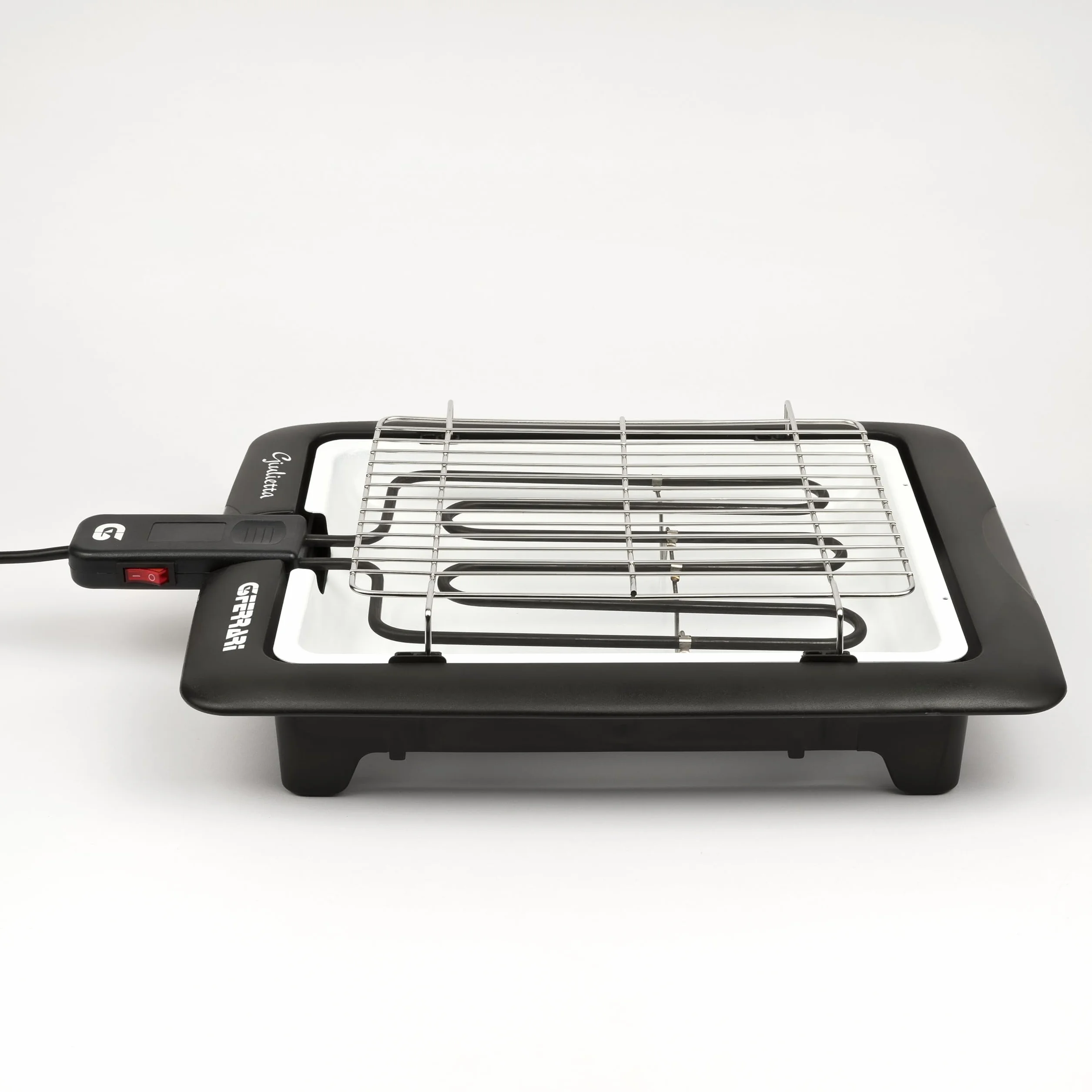 G3 Ferrari G10024 Giulietta Barbecue Elettrico 2000 W Griglie Inox 31 x 25 cm Nero