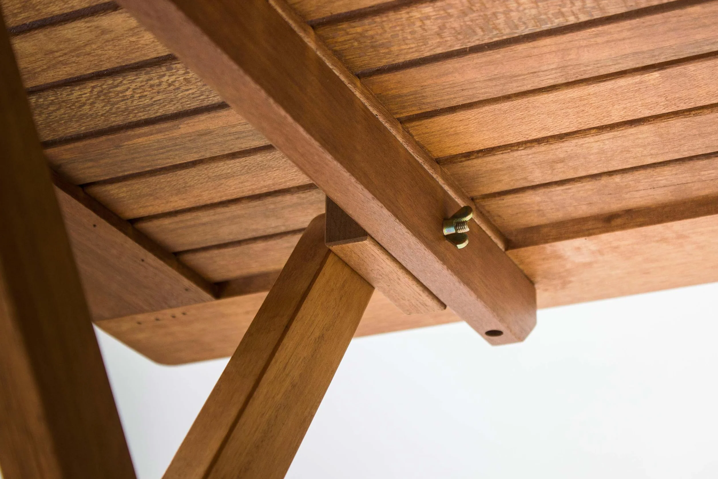 AVANTI TRENDSTORE Malvi Tavolo da giardino legno massiccio LAP 135x72,5x75 cm
