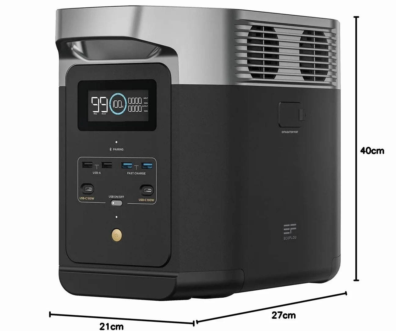 Centrale Elettrica Portatile EcoFlow DELTA 2 1-3 kWh LFP Ricondizionato