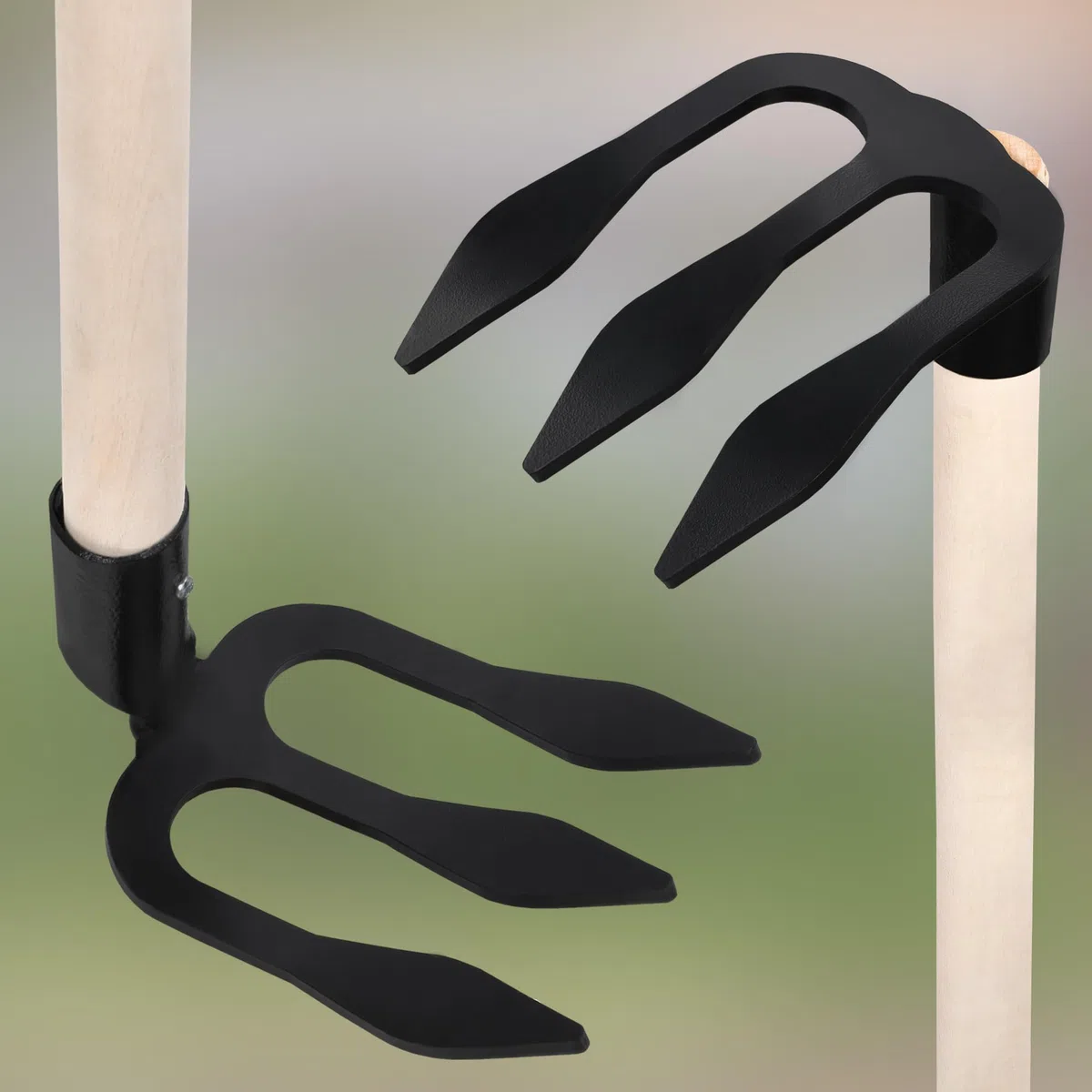 KOTARBAU® Forca a 3 Denti per Scavare Patate con Manico in Legno 90 cm Forchetta da Giardino Strumenti Manuali Attrezzi Accessori da Giardino