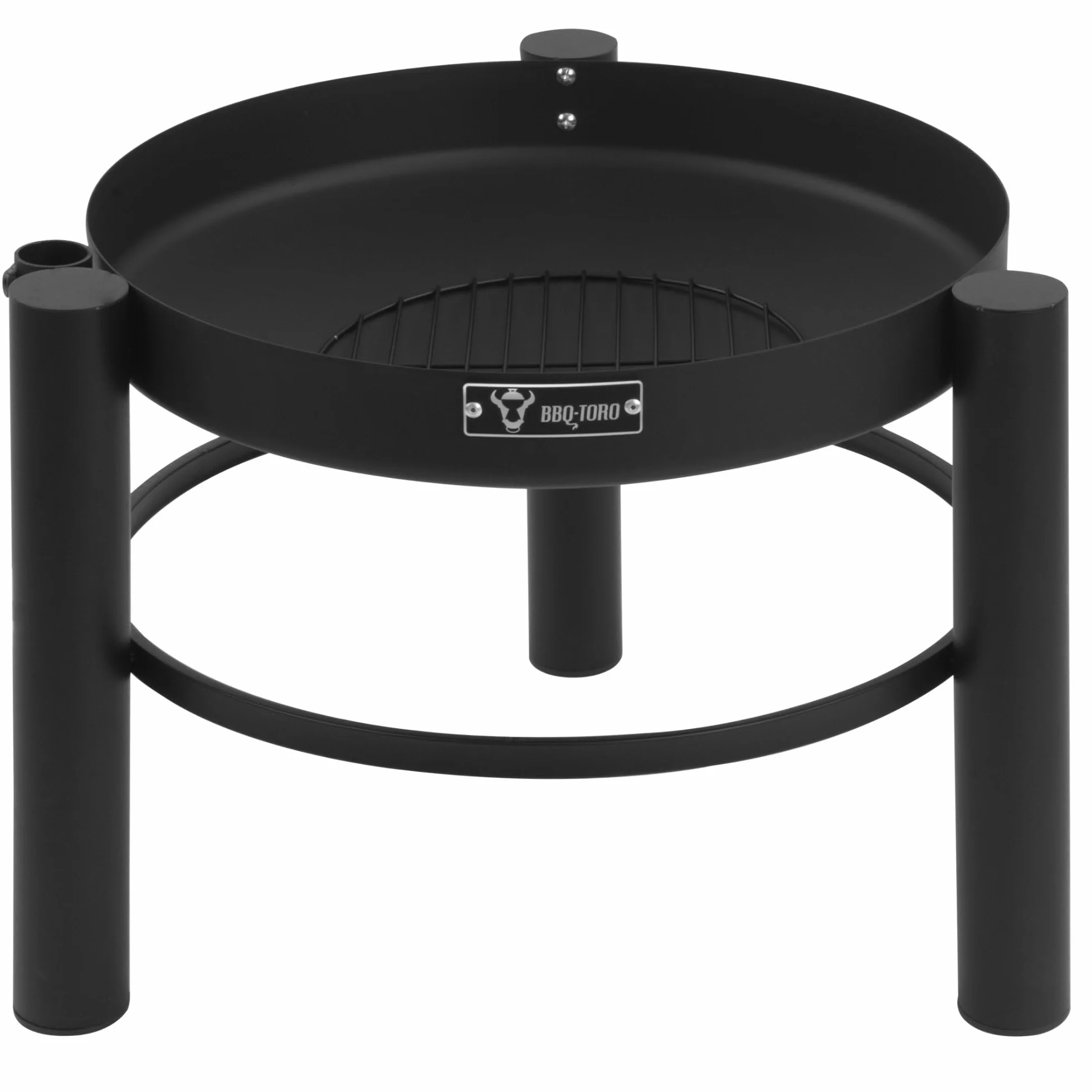 BBQ-Toro Braciere con griglia Ø 50 cm, 2in1, regolabile in altezza, a carbone, da esterno