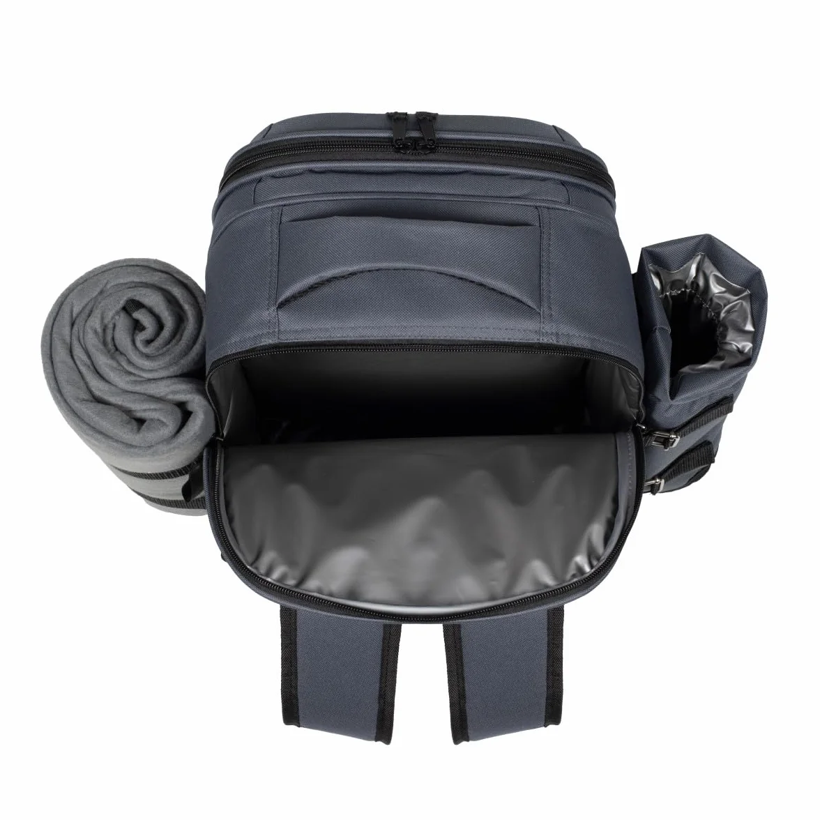 Livoo – Zaino Picnic 4 Persone SEP149 – 11L, 600D, Coperta Picnic Inclusa, 30 Accessori