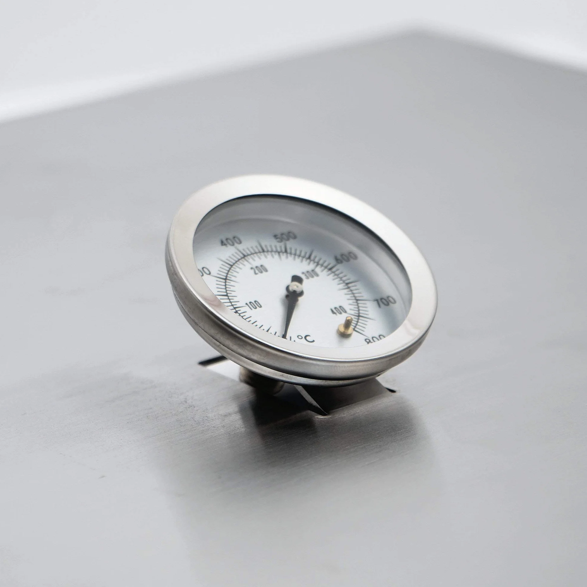 BBQ-Toro Inserto per Pizza per Barbecue a Gas Acciaio Inox 56 x 39 cm Cover Con Termometro Cappa