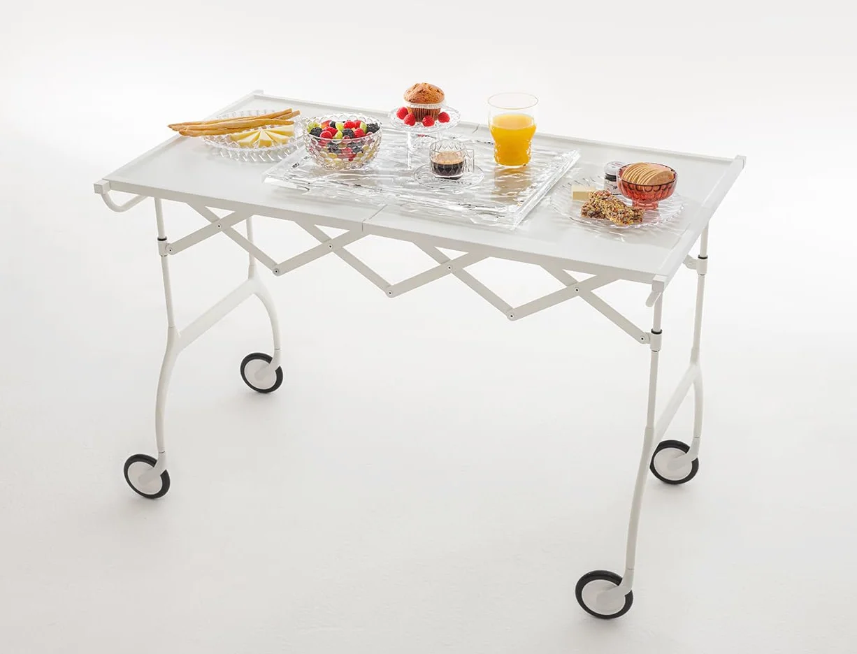 Kartell Battista Carrello portavivande Bianco