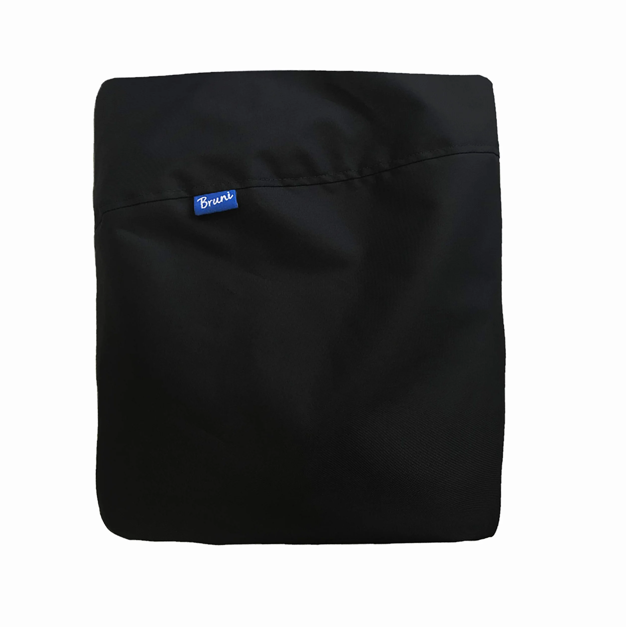 Bruni Classico rivestimento per pouf senza imbottitura, fodera intercambiabile (L, nero)